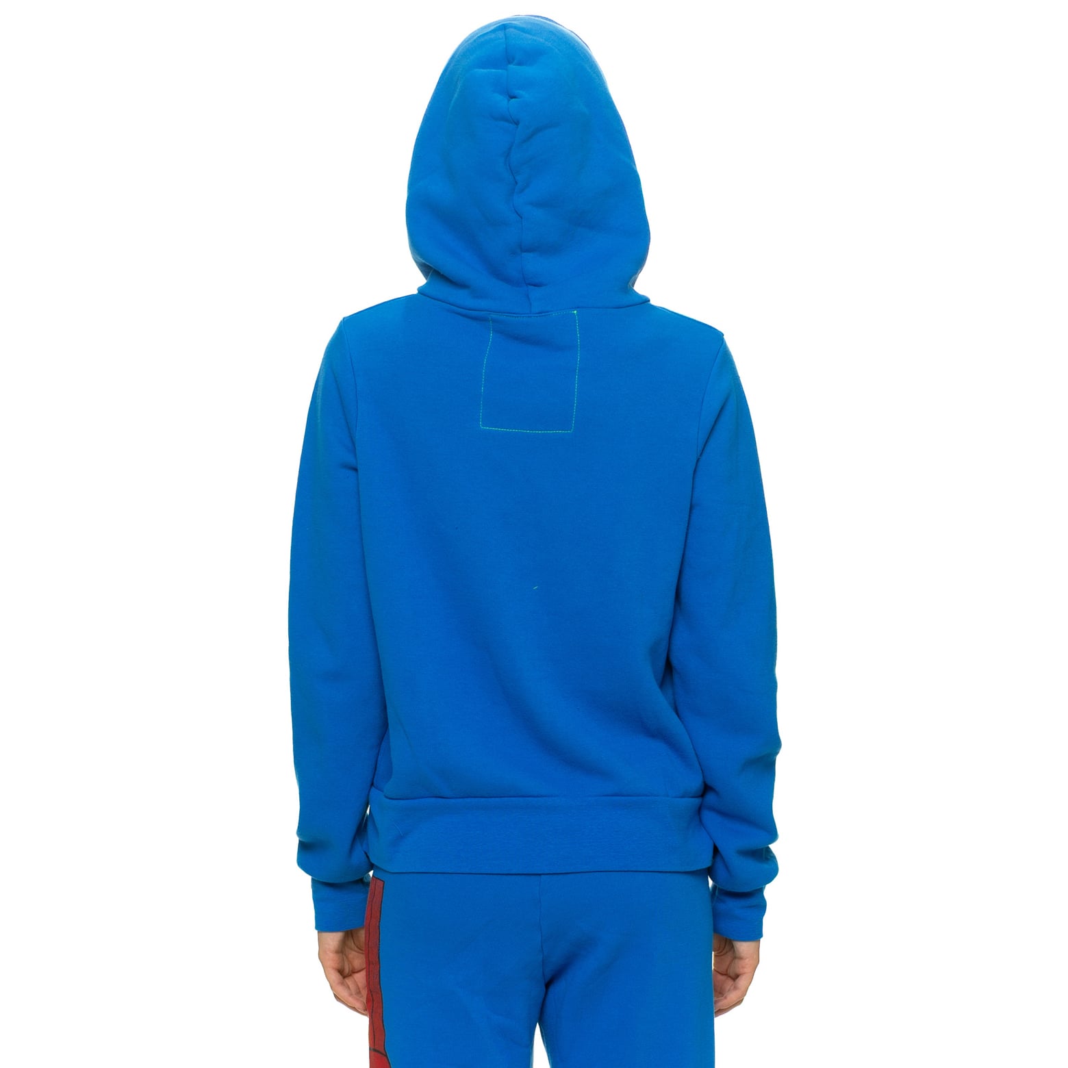 Sweat à capuche unisexe Aviator Nation Royal New York Giants en mélange de trois matières, fermeture éclair intégrale