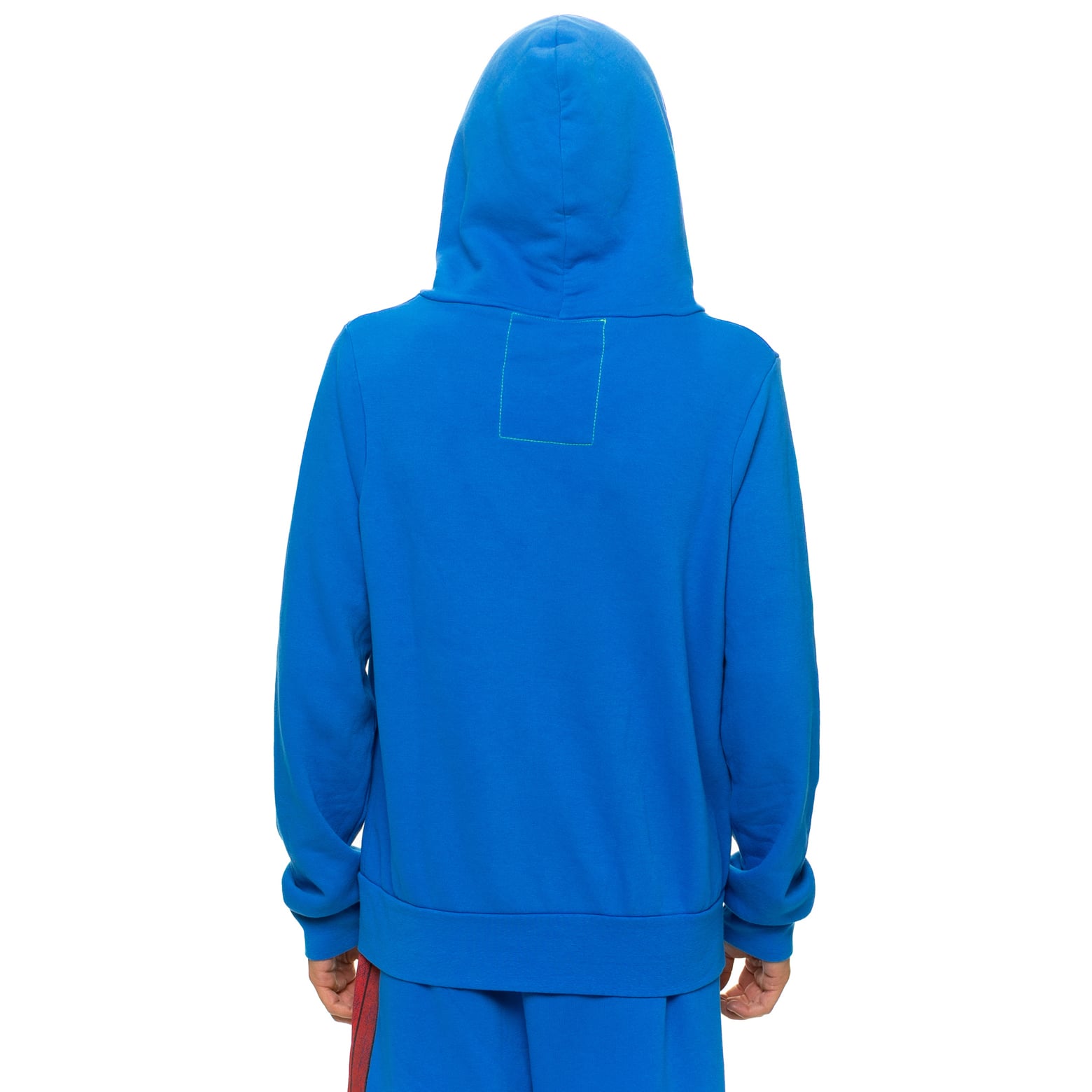 Sweat à capuche unisexe Aviator Nation Royal New York Giants en mélange de trois matières, fermeture éclair intégrale