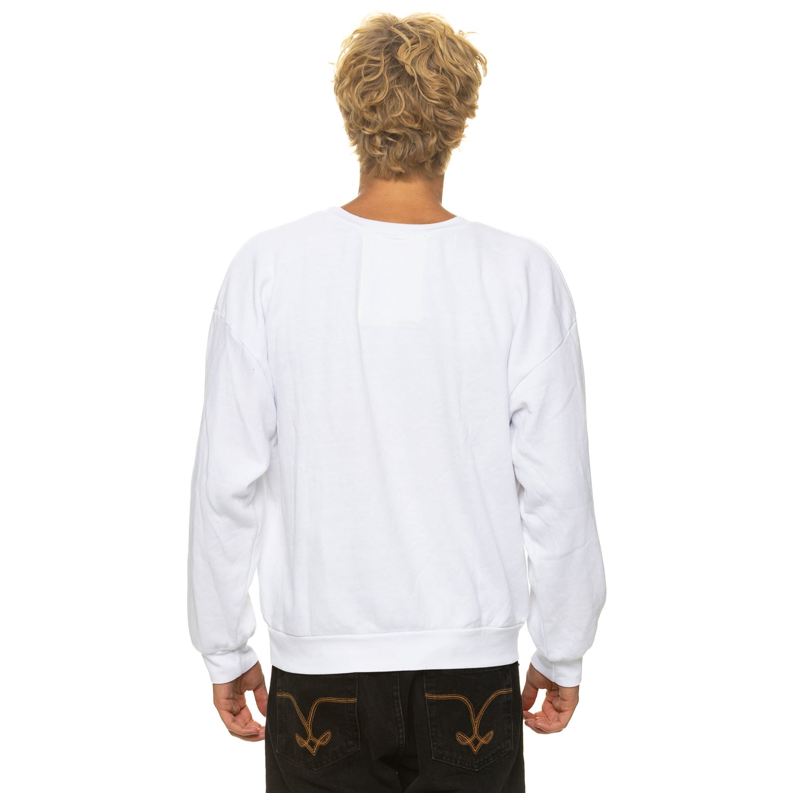 Sweat-shirt unisexe Aviator Nation blanc New York Giants, coupe décontractée, en mélange de trois matières.