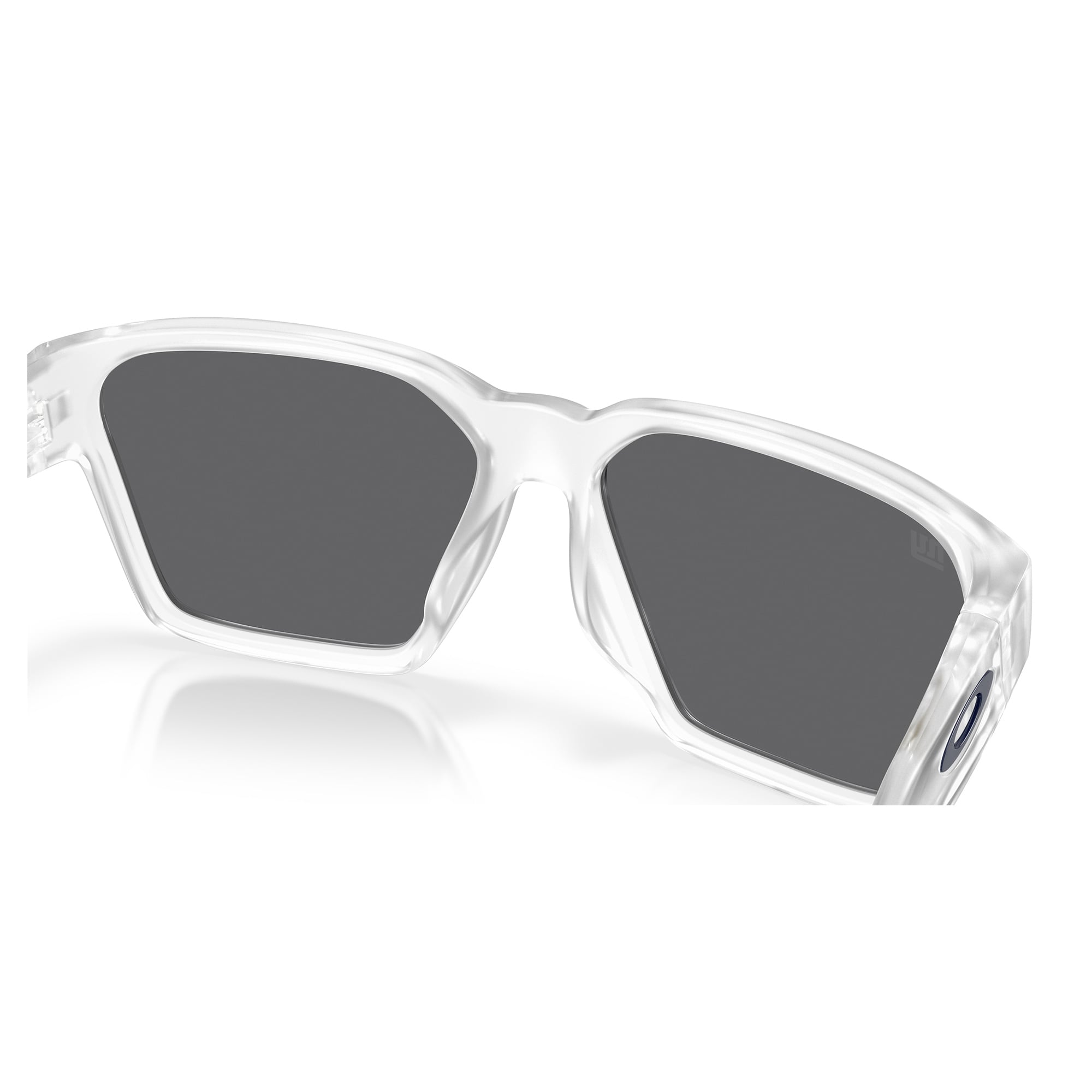Lunettes de soleil unisexes Oakley New York Giants Briza Matte Clear avec verres polarisés Prizm Black