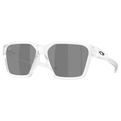 New York Giants Oakley Unisex Briza Matte Clear Sunglasses with Prizm Black Polarized Lenses