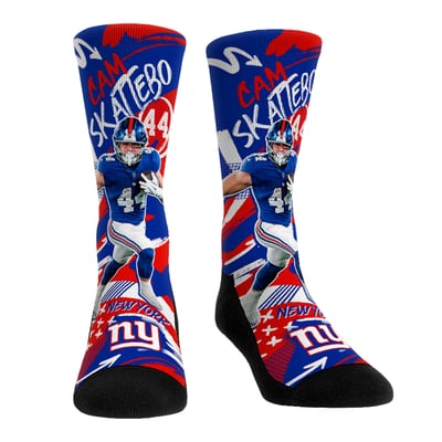 Cam Skattebo New York Giants Rock Em Unisex Playmaker Crew Socks