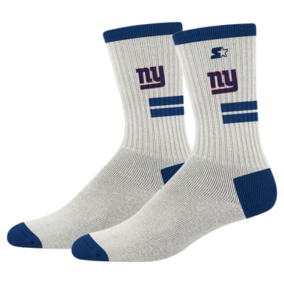  New York Giants Starter Unisex Premiere Cushioned Crew Socks - Cream