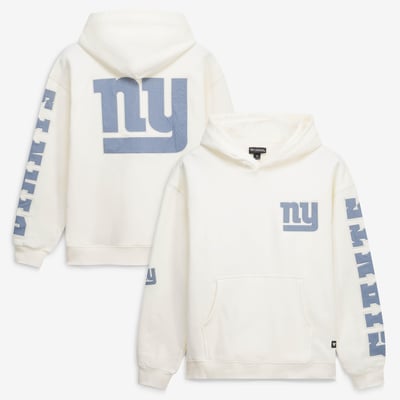 New York Giants The Wild Collective Unisex Oversized Hoodie - Cream