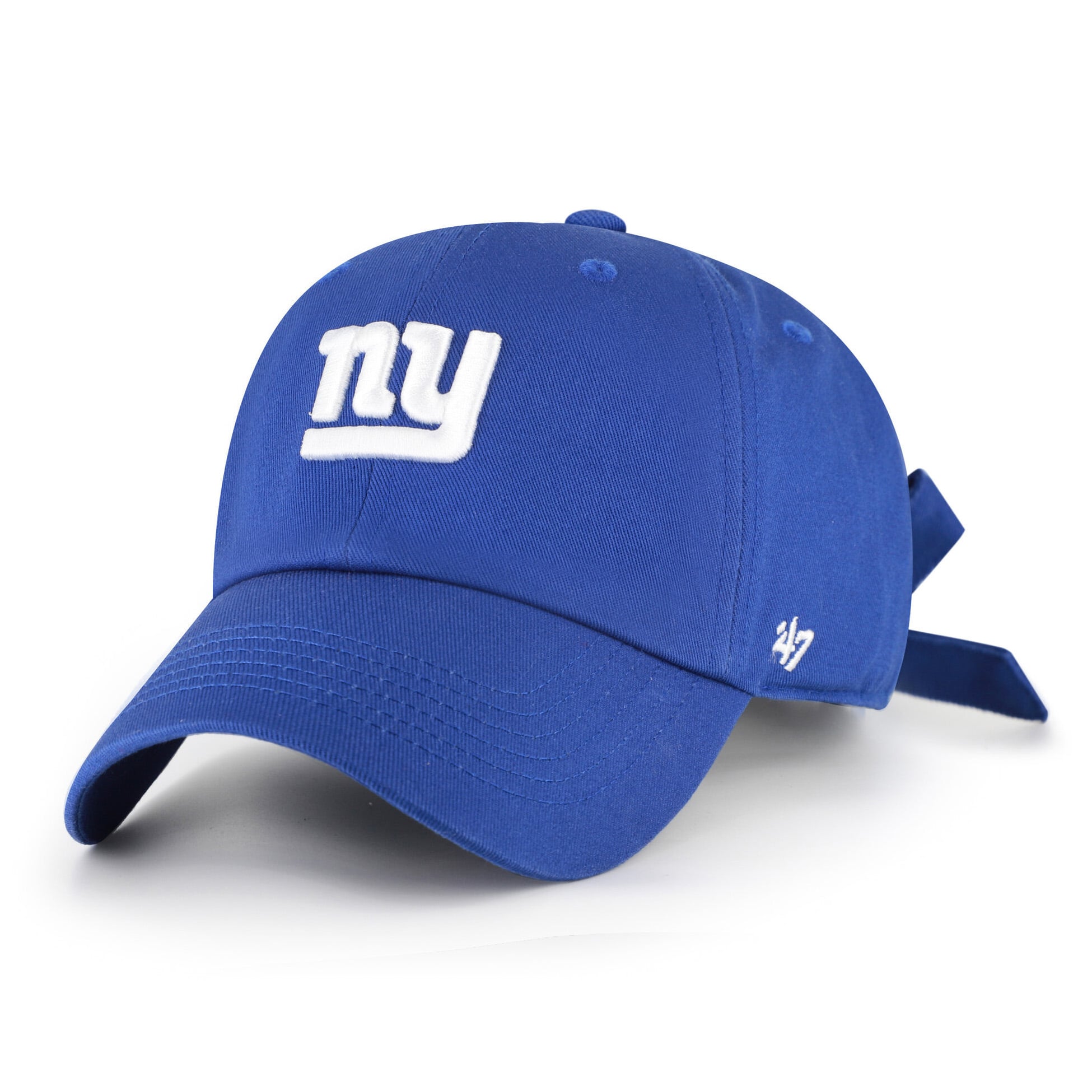 Women's '47 Royal New York Giants  Bow Back Clean Up Adjustable Hat