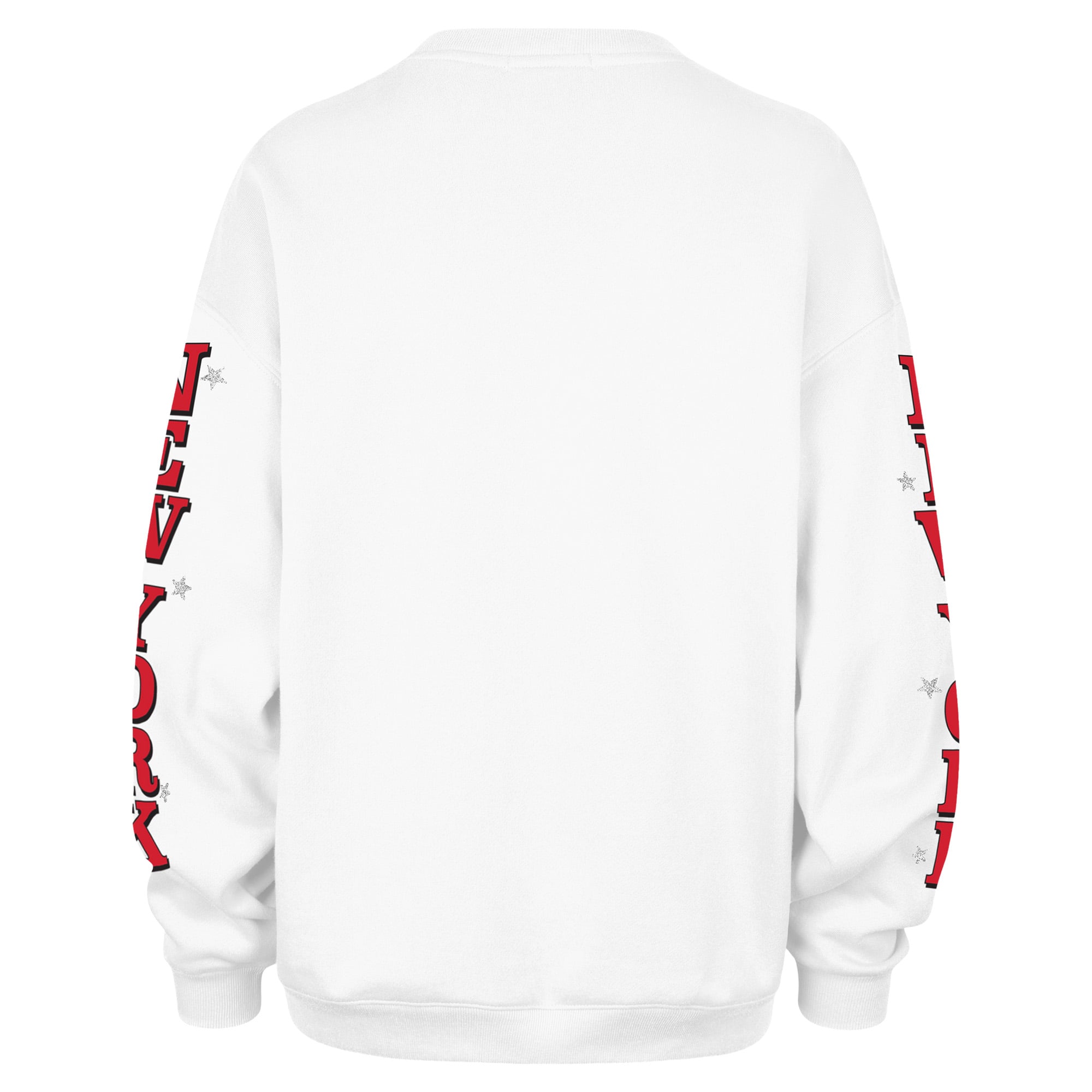 Sweat-shirt polaire oversize « 47 » blanc des Giants de New York pour femmes