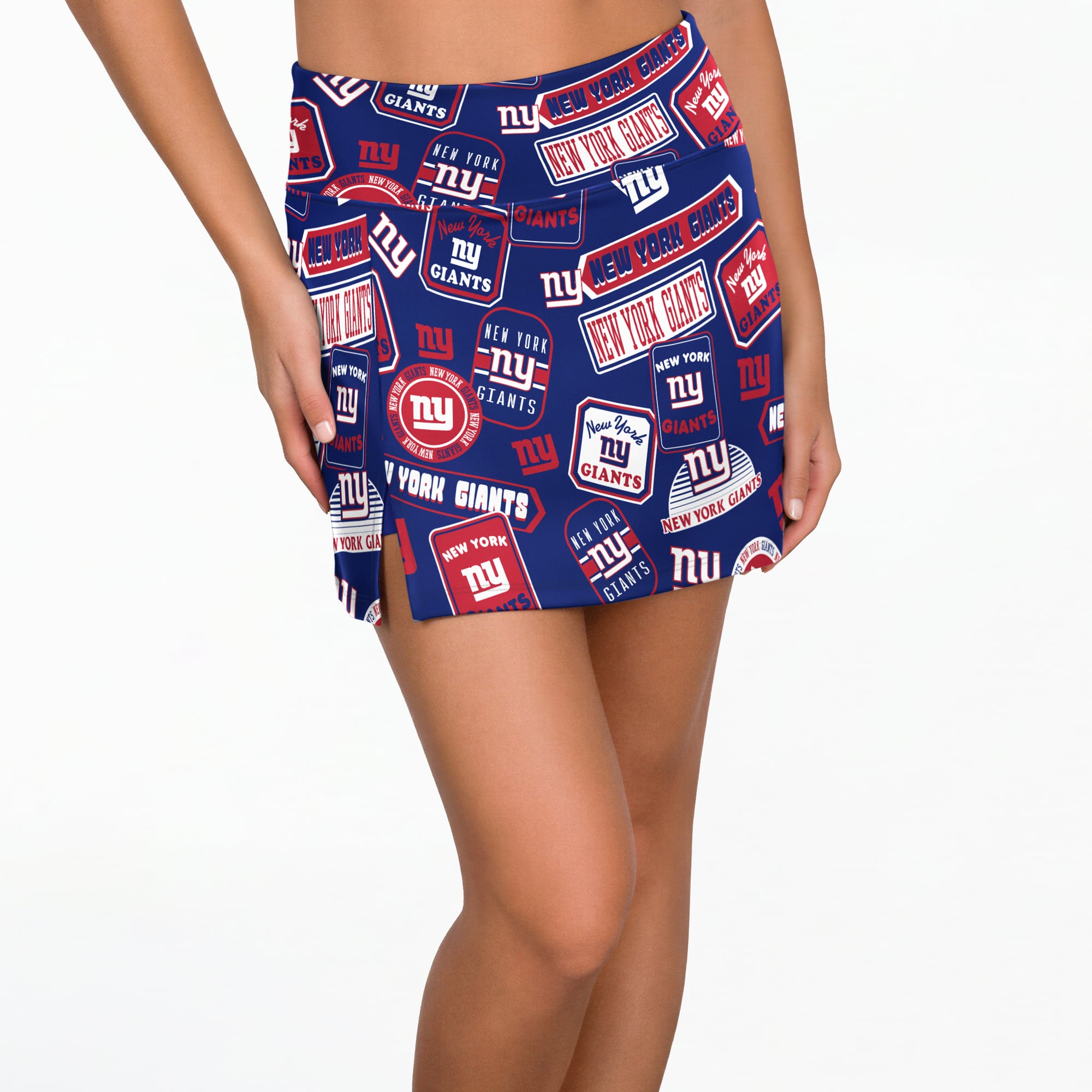 Women's Concepts Sport Royal New York Giants Grady Allover Print Sleep Skort