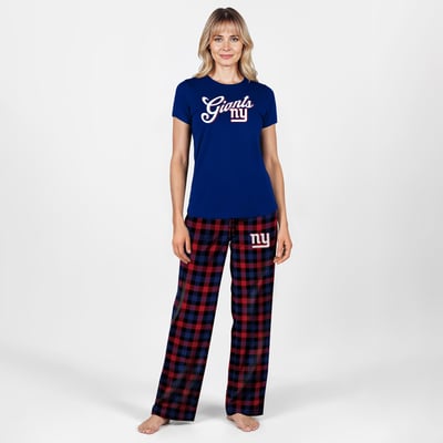 New York Giants Concepts Sport Women's Highland Sleep Set - Royal