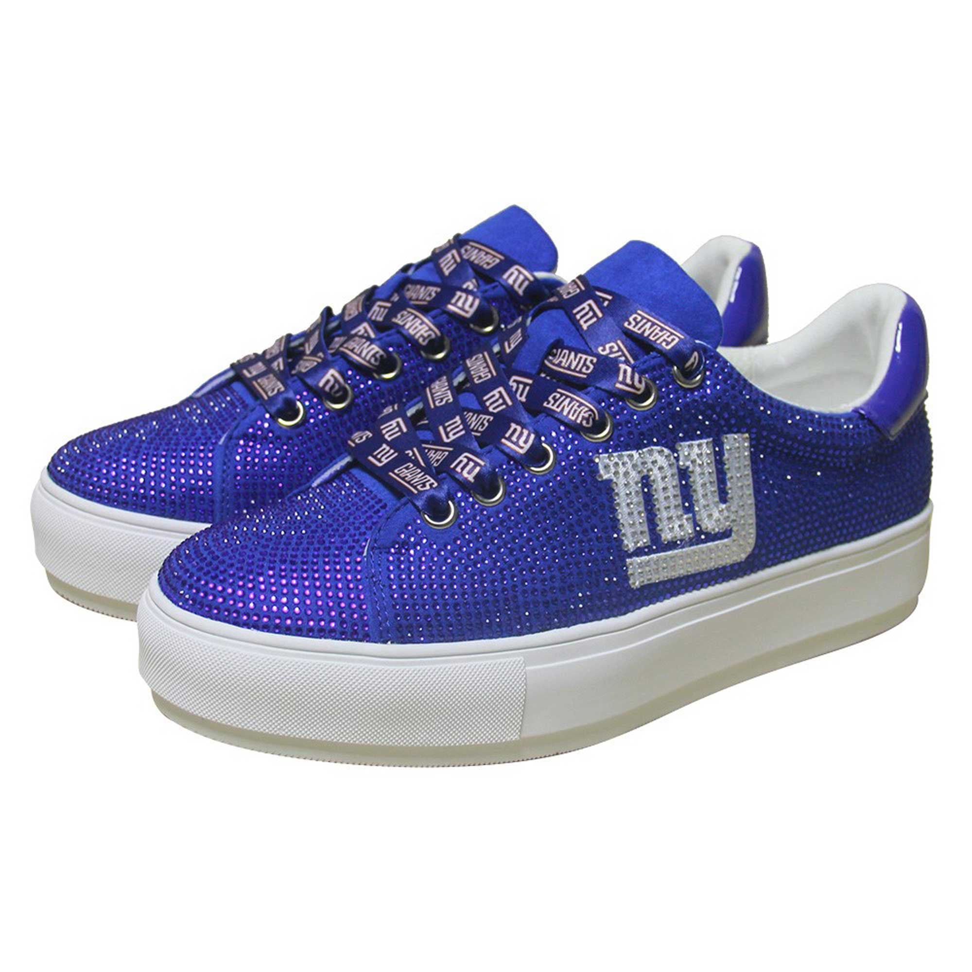 Baskets à cristaux FABGATING by Cuce Royal pour femmes, aux couleurs des New York Giants.