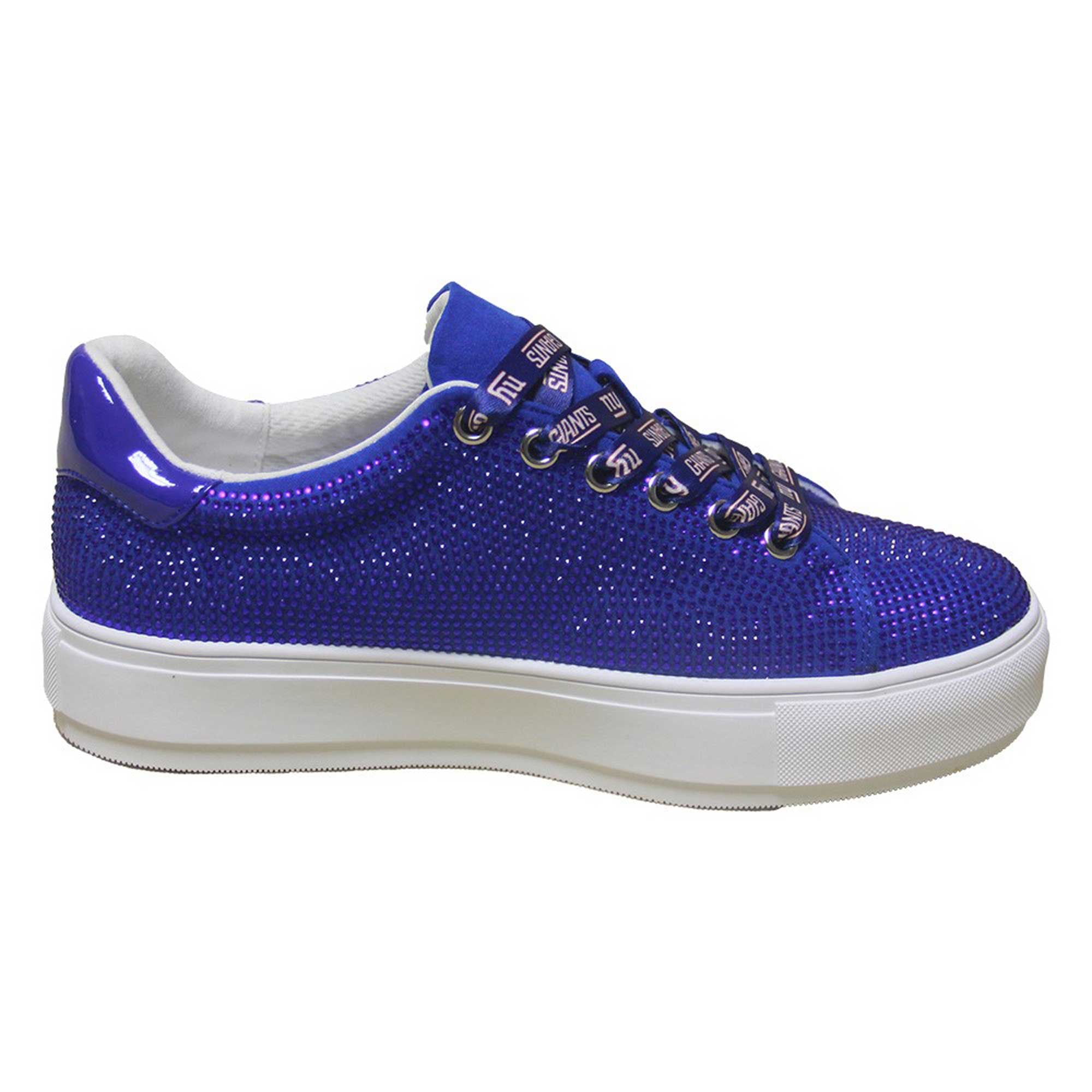 Baskets à cristaux FABGATING by Cuce Royal pour femmes, aux couleurs des New York Giants.