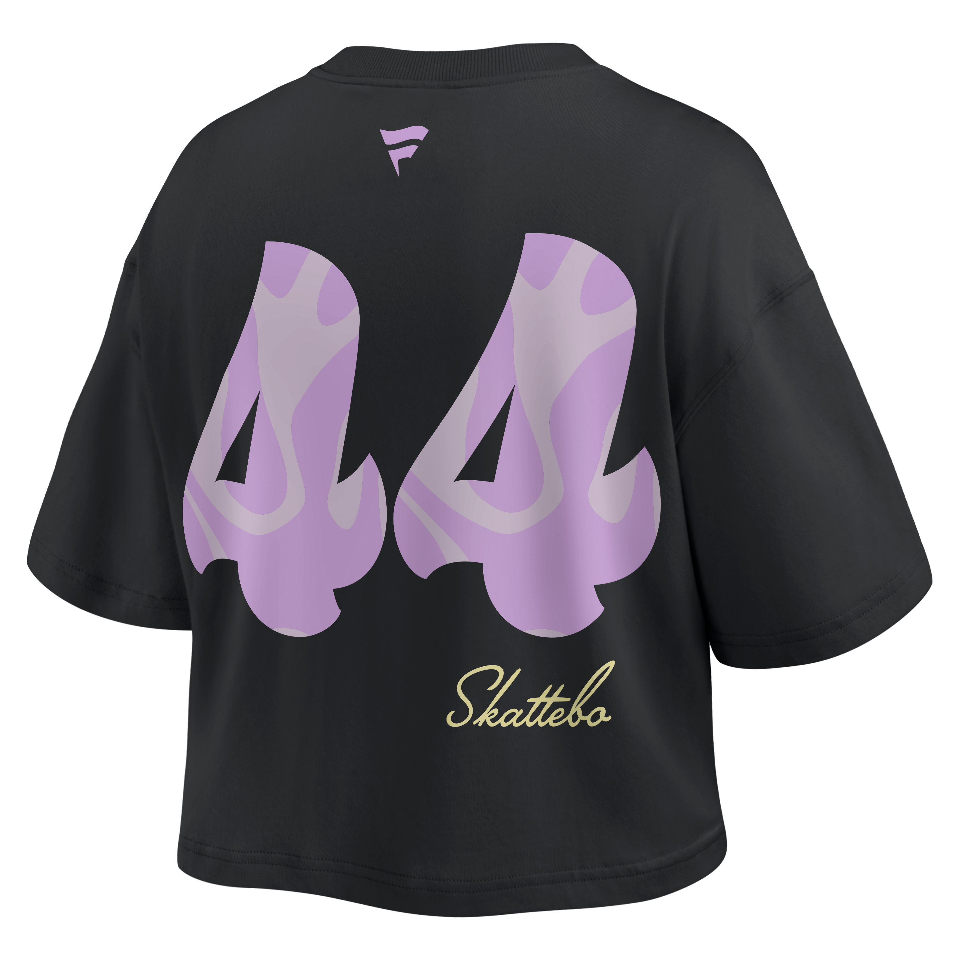 T-shirt court noir Cam Skattebo des Giants de New York pour femmes (Fanatics)