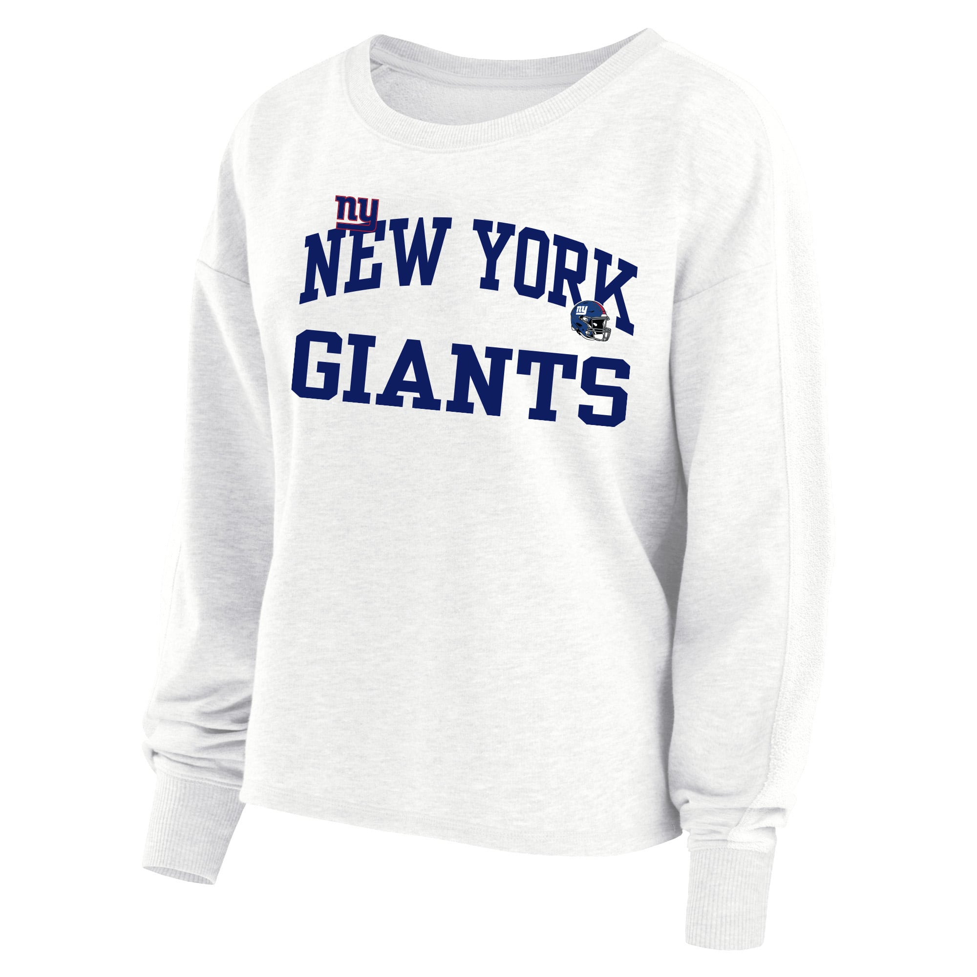 Women's Fanatics Cam Skattebo White New York Giants Plus Oversized Name & Number Sweatshirt
