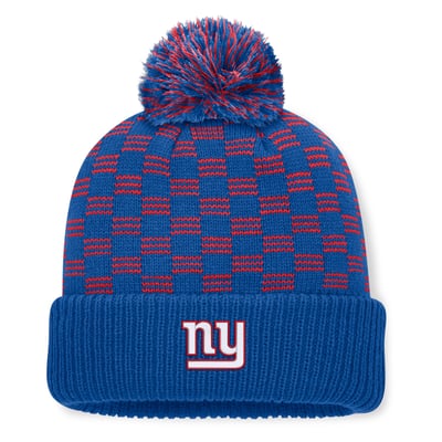  New York Giants Fanatics Women's Relic Cuffed Knit Hat with Pom - Royal
