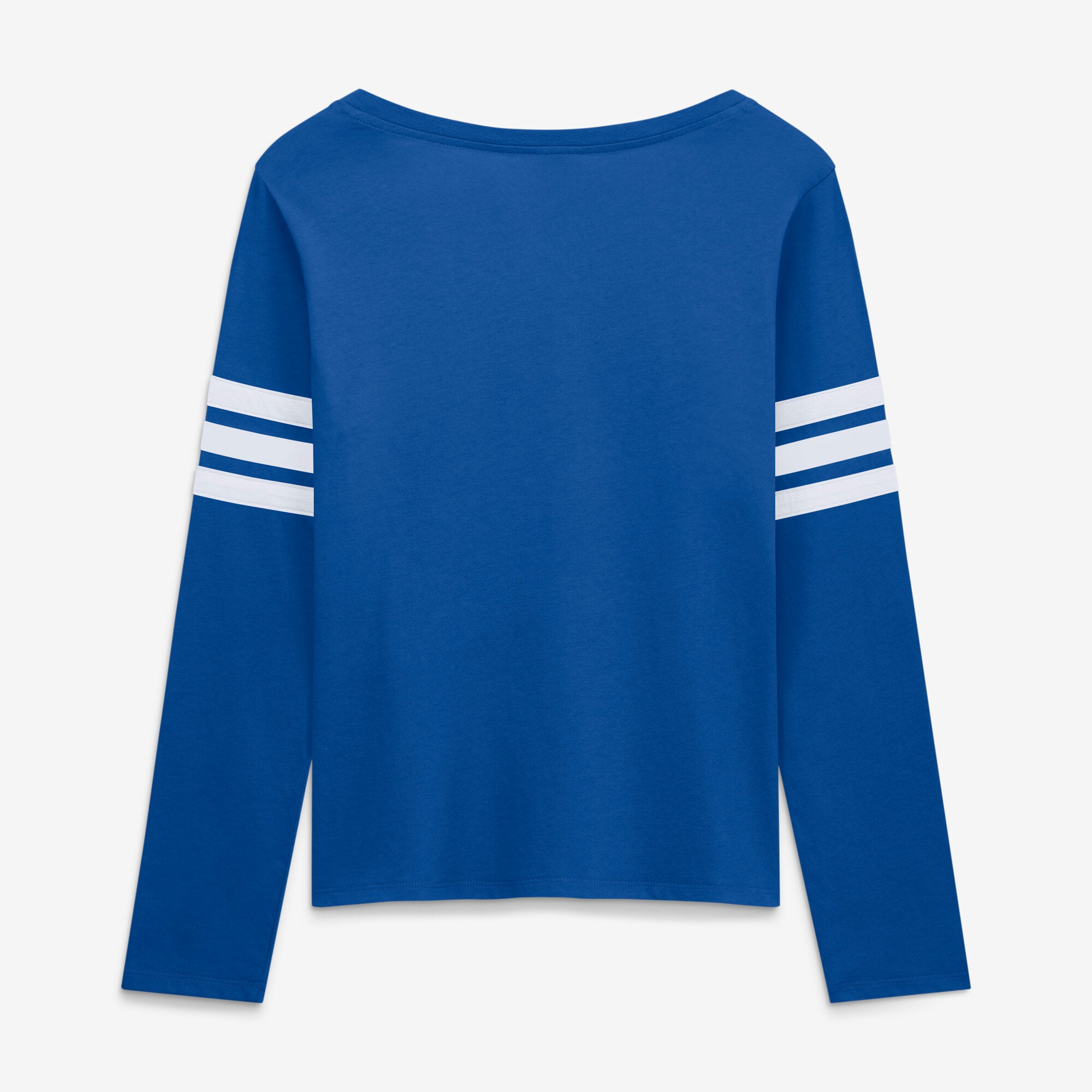 T-shirt à manches longues lacets Fanatics Royal New York Giants pour femmes