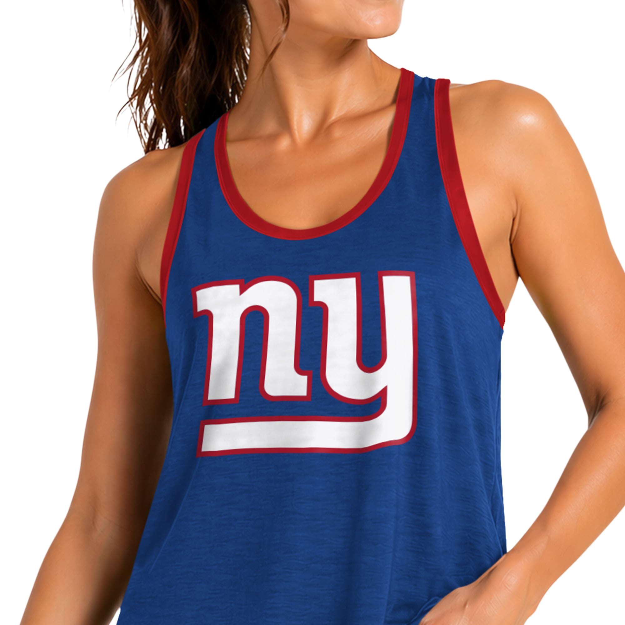 Débardeur dos nageur Tater II G-III 4Her par Carl Banks Royal New York Giants pour femme