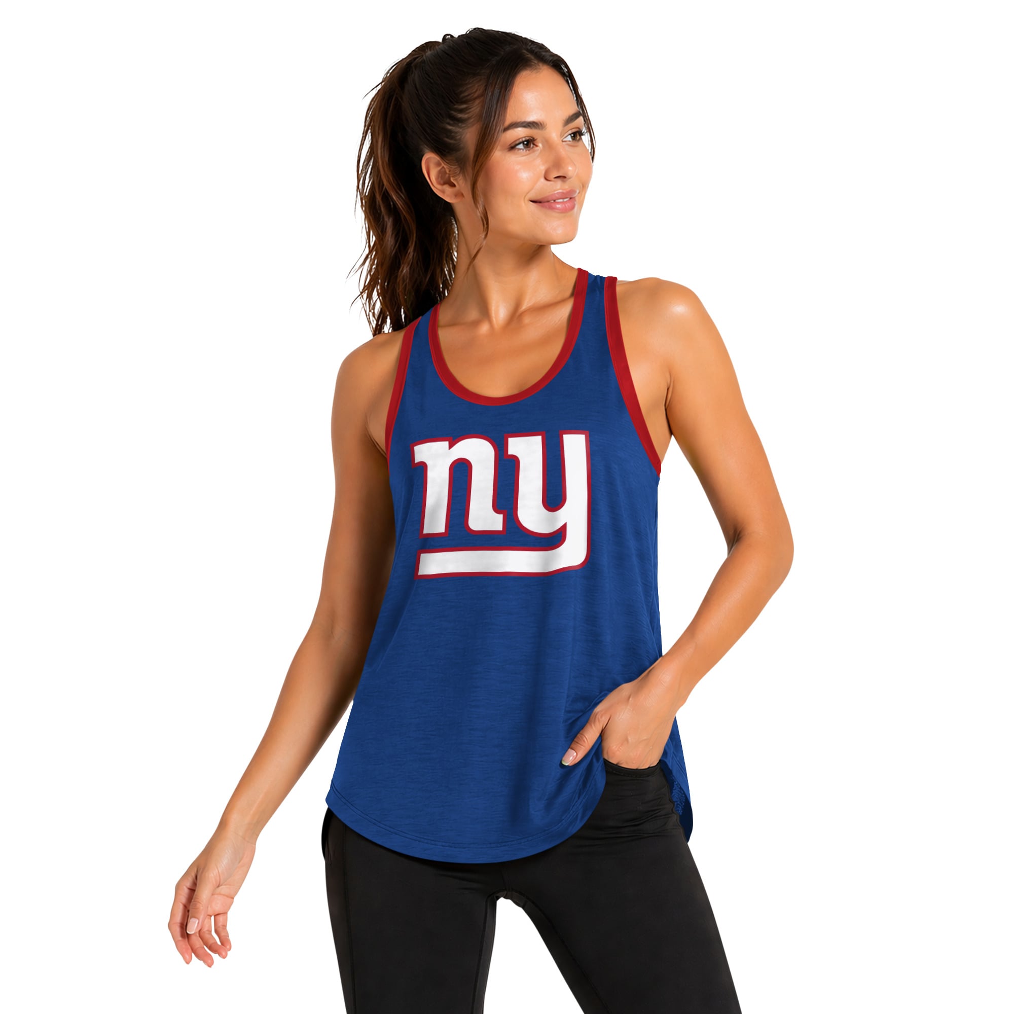 Débardeur dos nageur Tater II G-III 4Her par Carl Banks Royal New York Giants pour femme