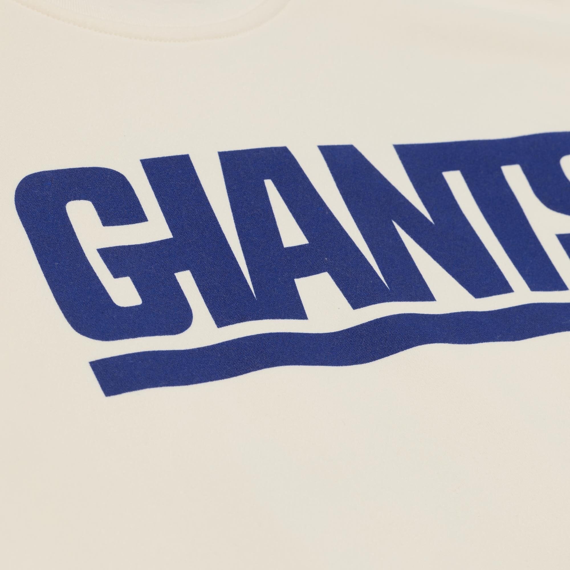 Sweat-shirt Mitchell & Ness Lawrence Taylor crème pour femme, avec nom et numéro des Giants de New York