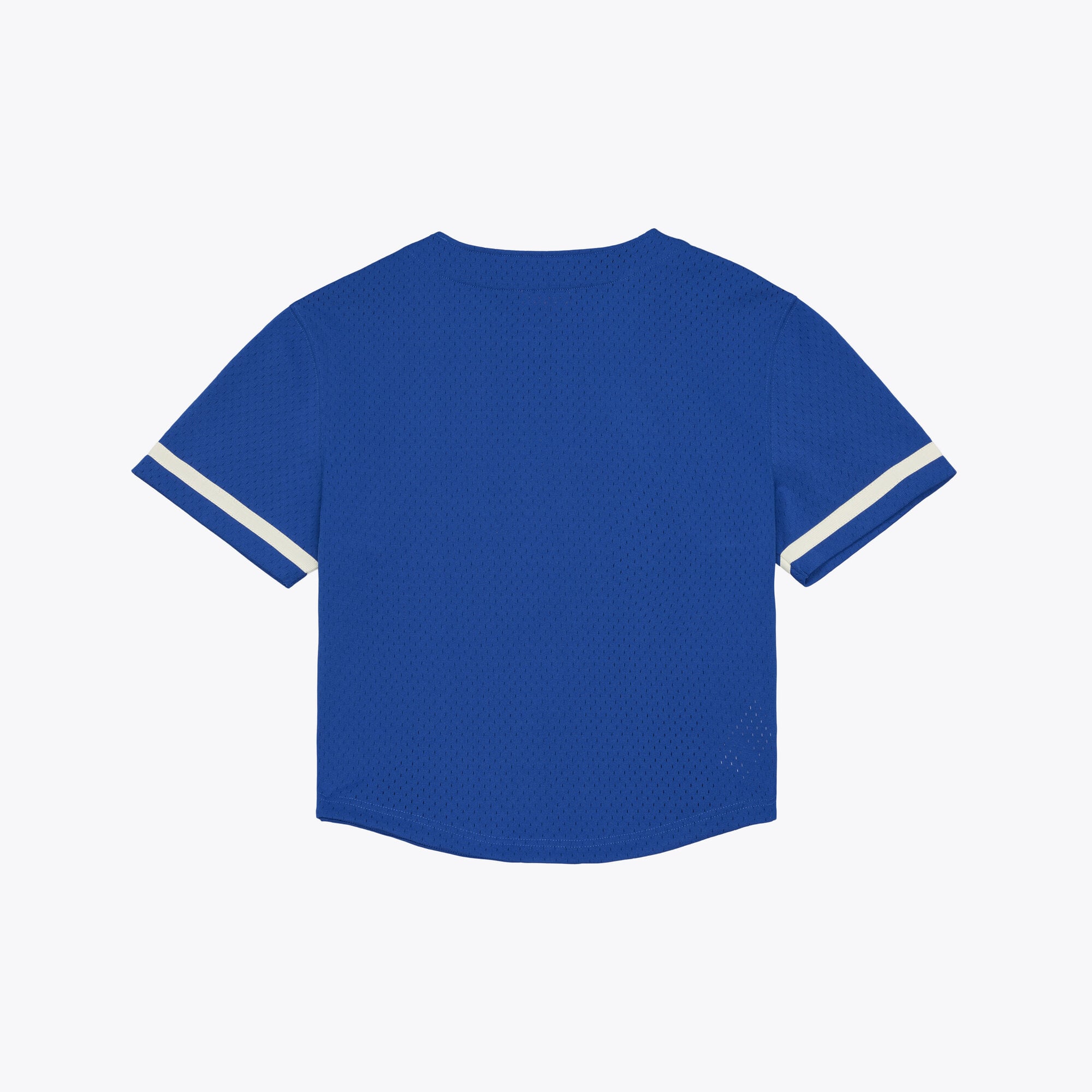 Maillot de baseball rétro Roots des Giants New York, couleur royale, pour femmes, Mitchell & Ness.