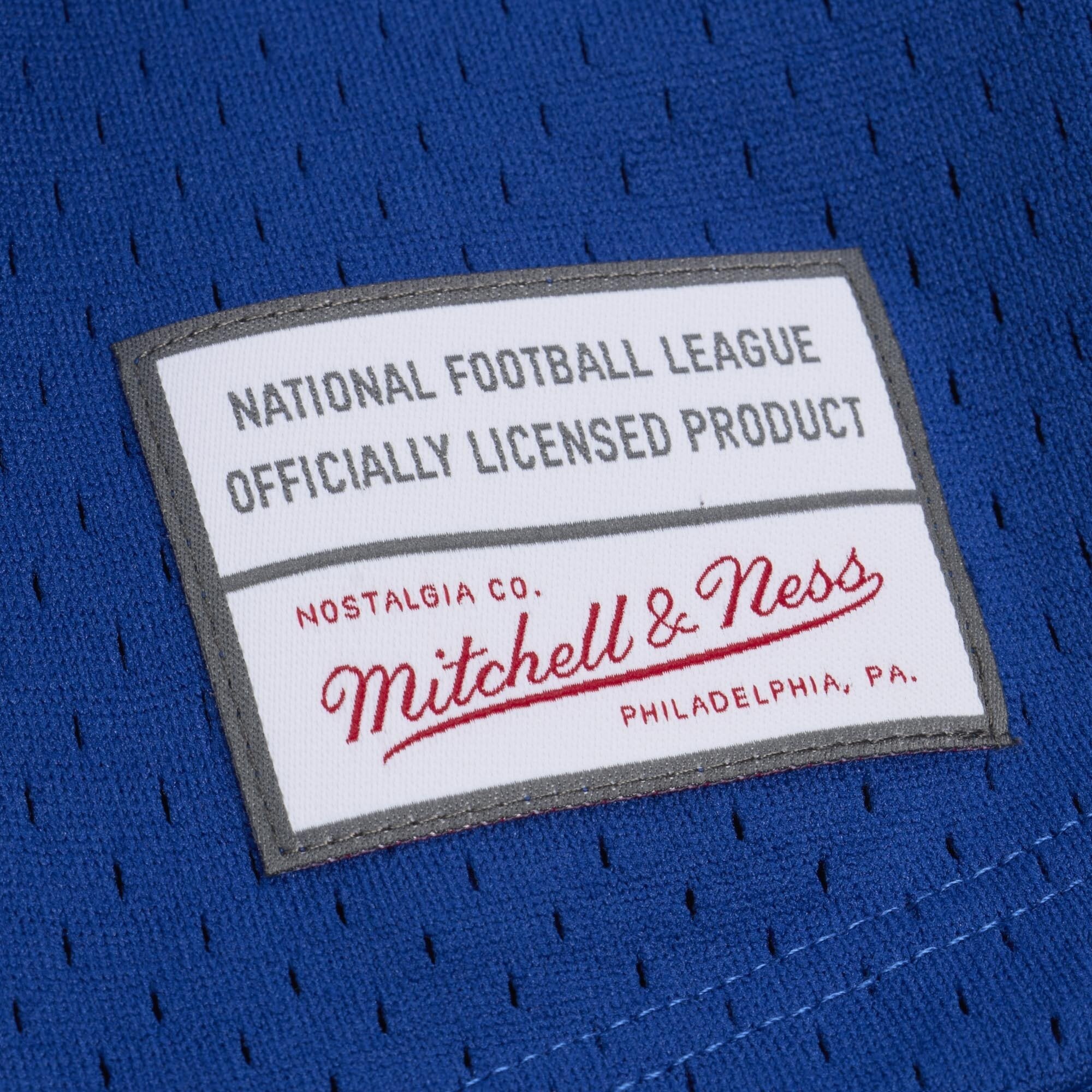 Maillot de baseball rétro Roots des Giants New York, couleur royale, pour femmes, Mitchell & Ness.