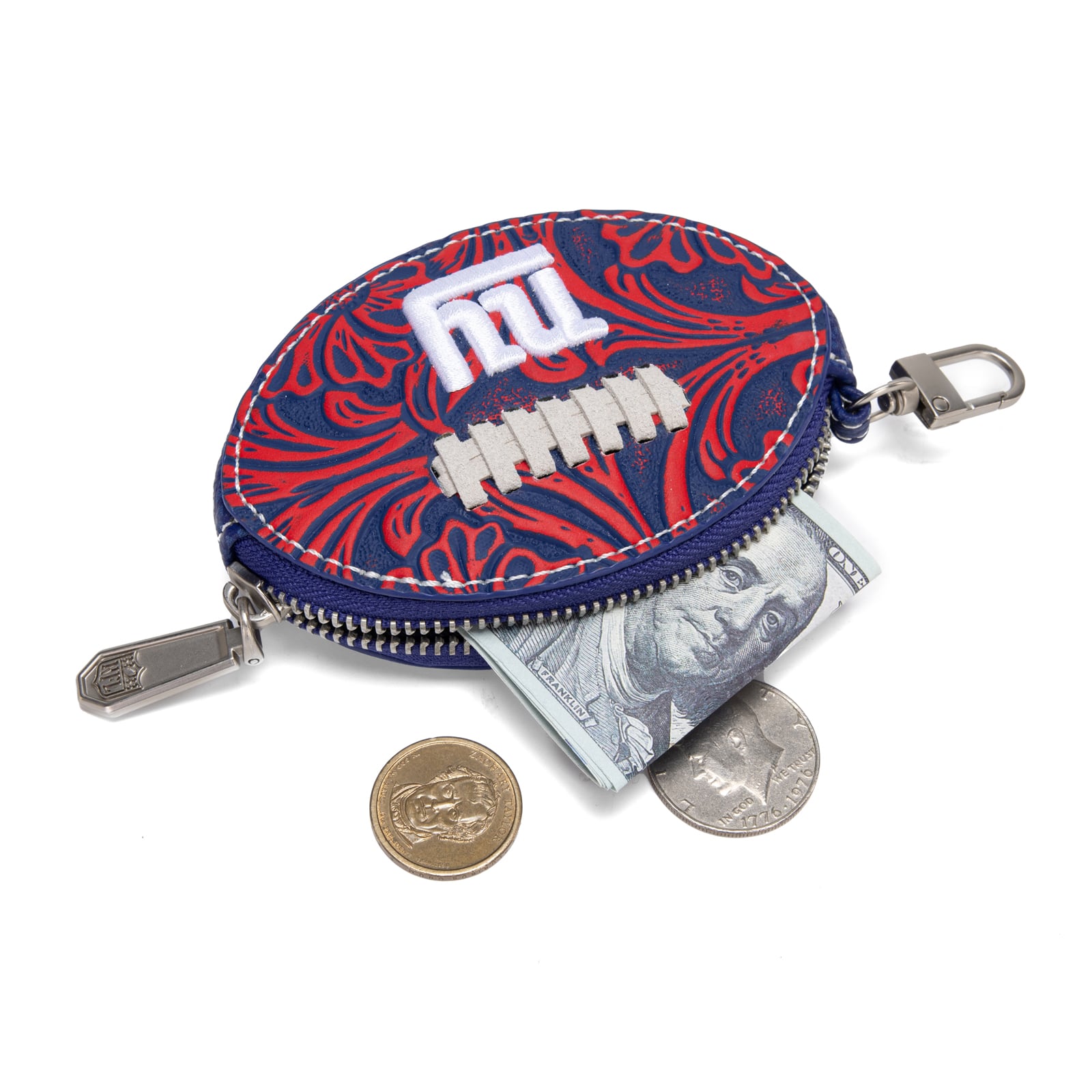 Porte-clés de sac Montana West New York Giants pour femme