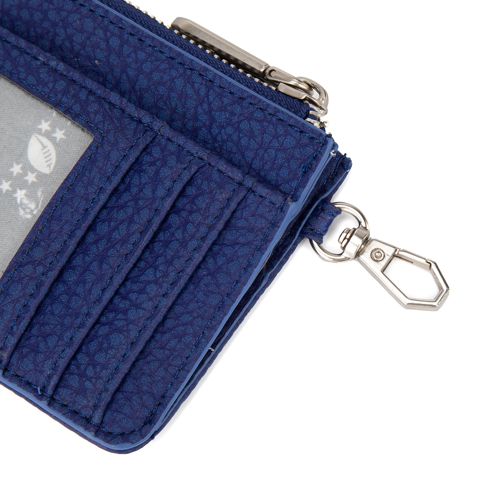 Portefeuille Montana West pour femme et bracelet porte-clés football américain New York Giants