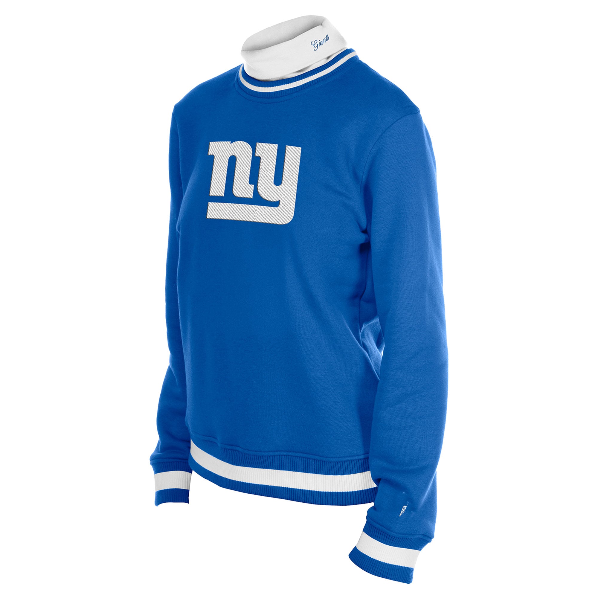Pull à col roulé New Era bleu York Giants Sport Classics pour femme