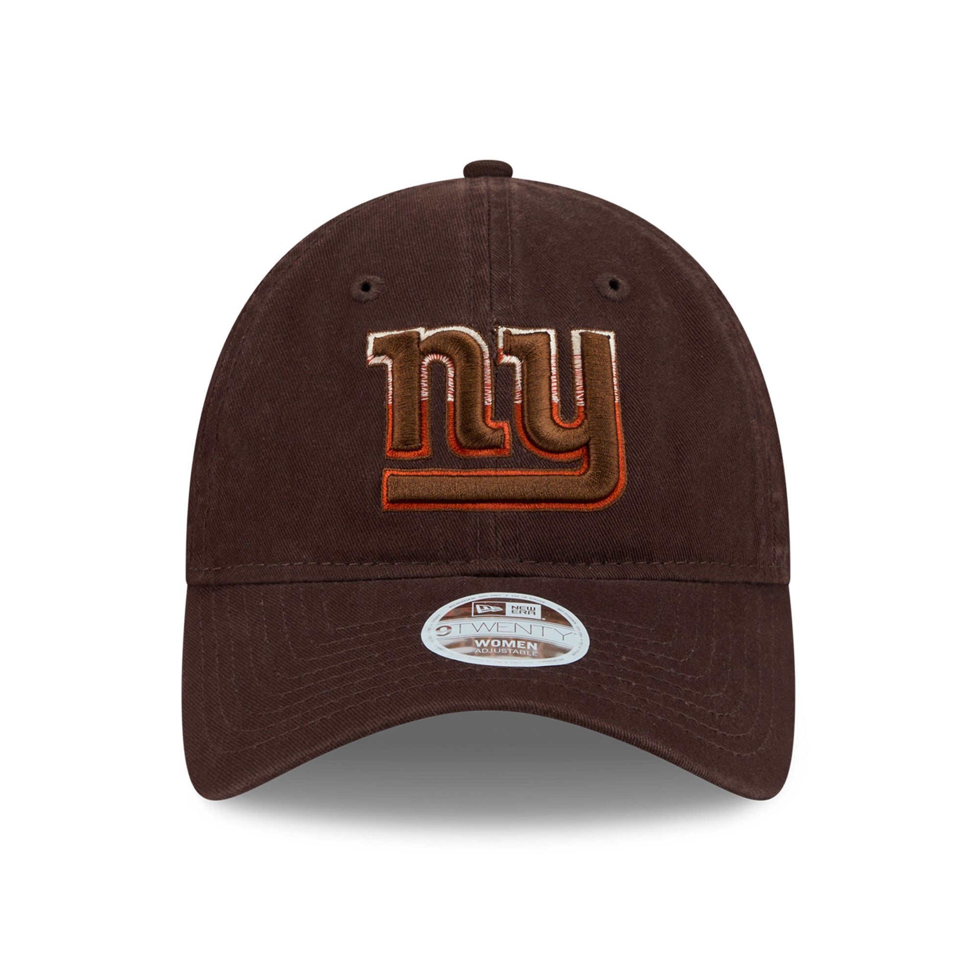 Women's New Era Brown New York Giants Pumpkin Spice 9TWENTY Adjustable Hat