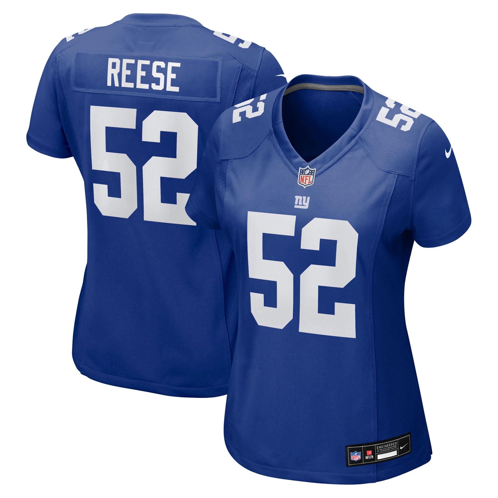 Maillot de match Nike Arvell Reese Royal New York Giants pour femme