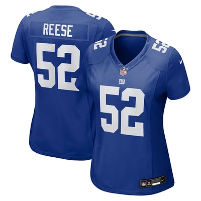 Arvell Reese New York Giants Nike Women's Game Jersey - Royal