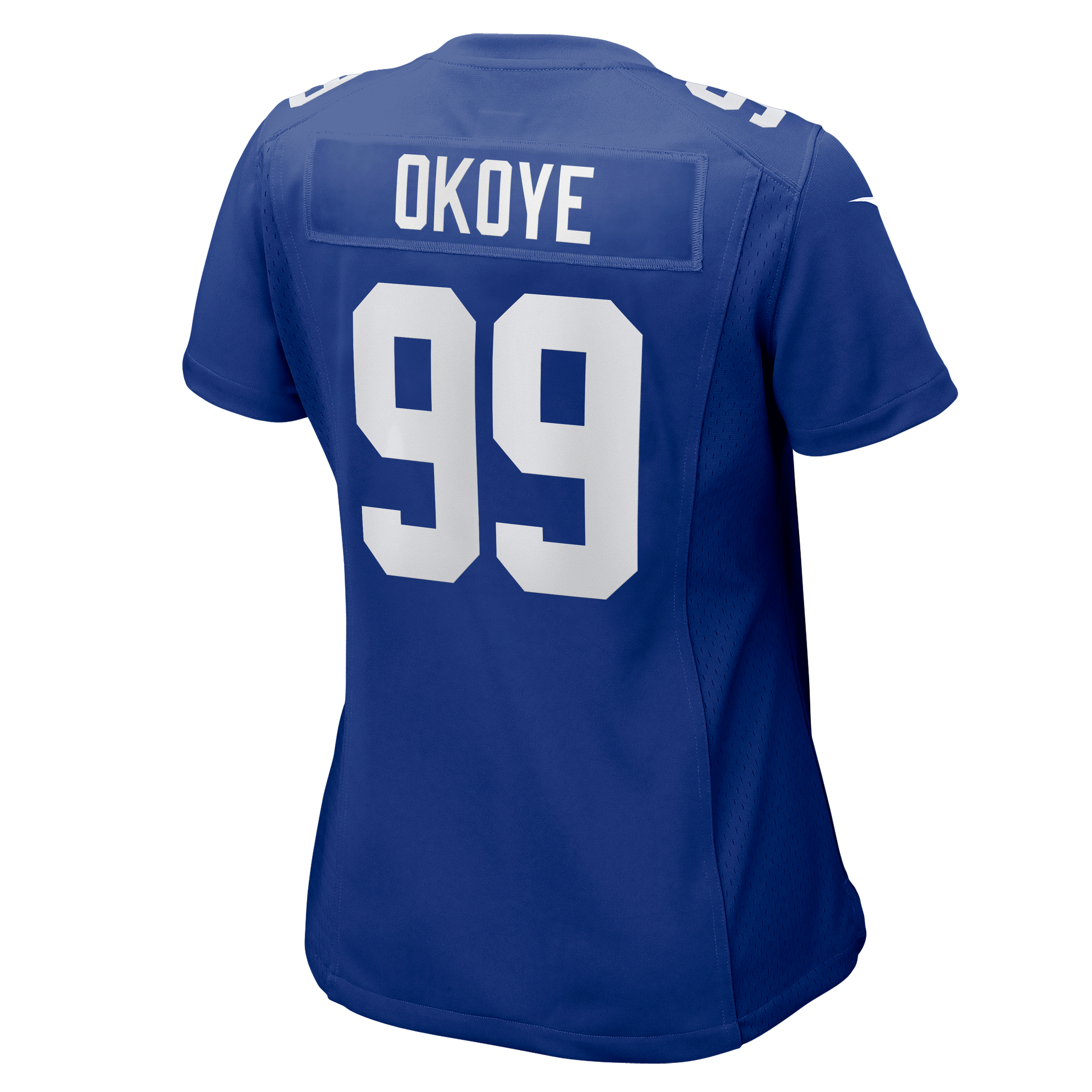 Women's Nike Basil Okoye Royal New York Giants Team Game Jersey