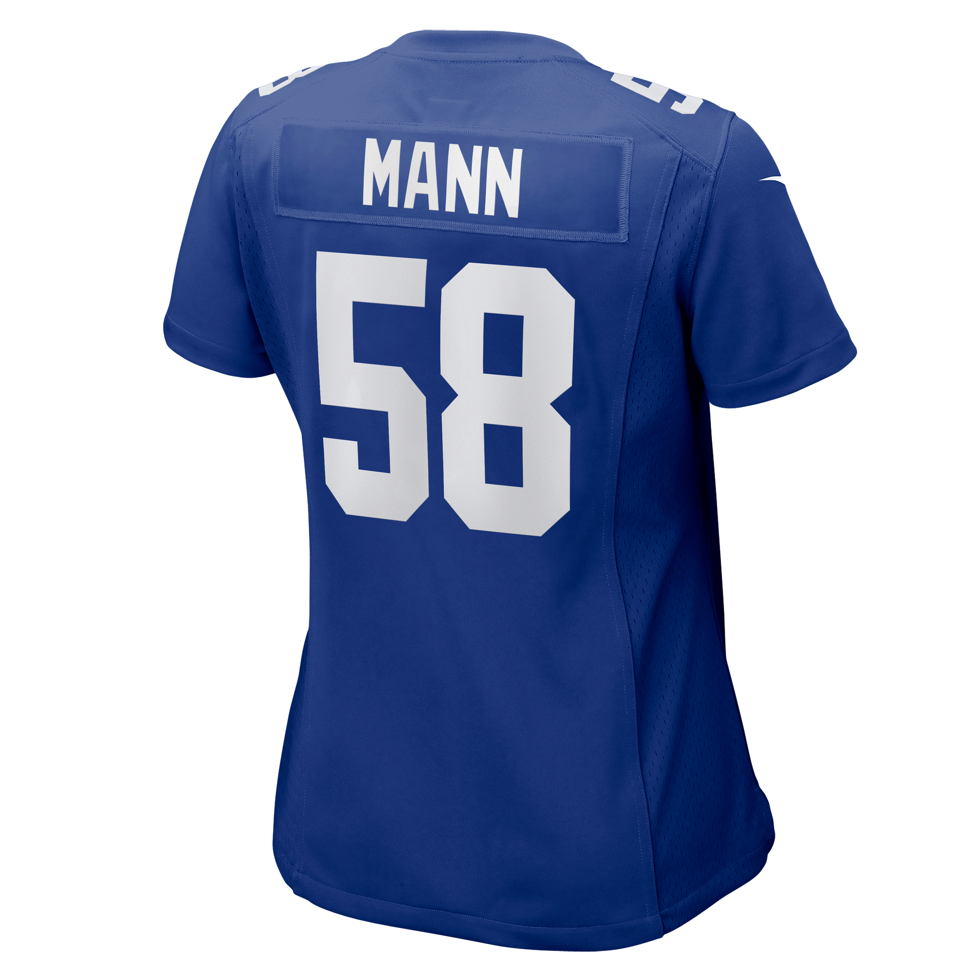 Women's Nike Ben Mann Royal New York Giants Team Game Jersey