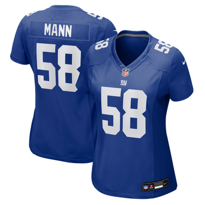 Ben Mann New York Giants Nike Women's Team Game Jersey - Royal
