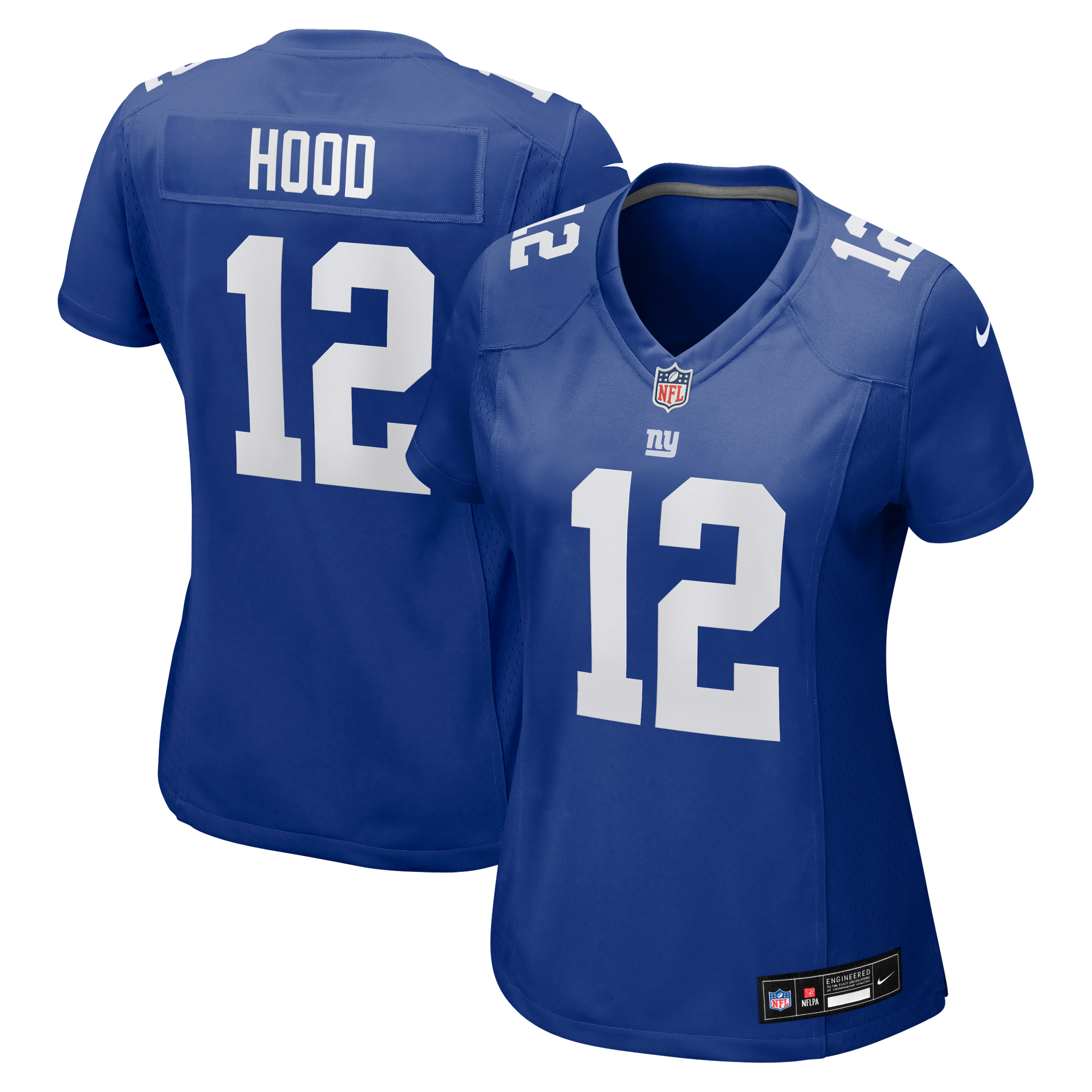 Women's Nike Colton Hood Royal New York Giants Team Game Jersey