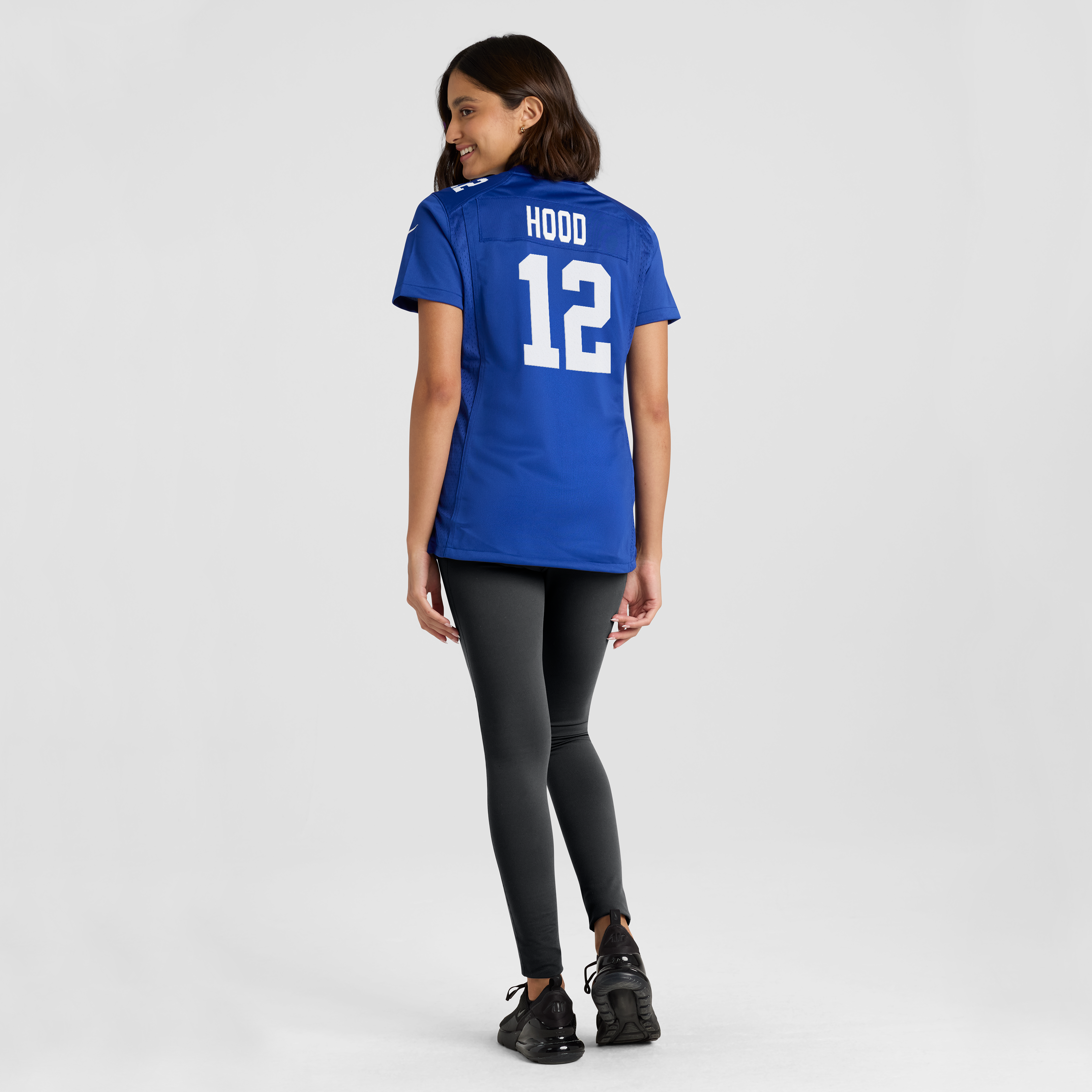 Women's Nike Colton Hood Royal New York Giants Team Game Jersey