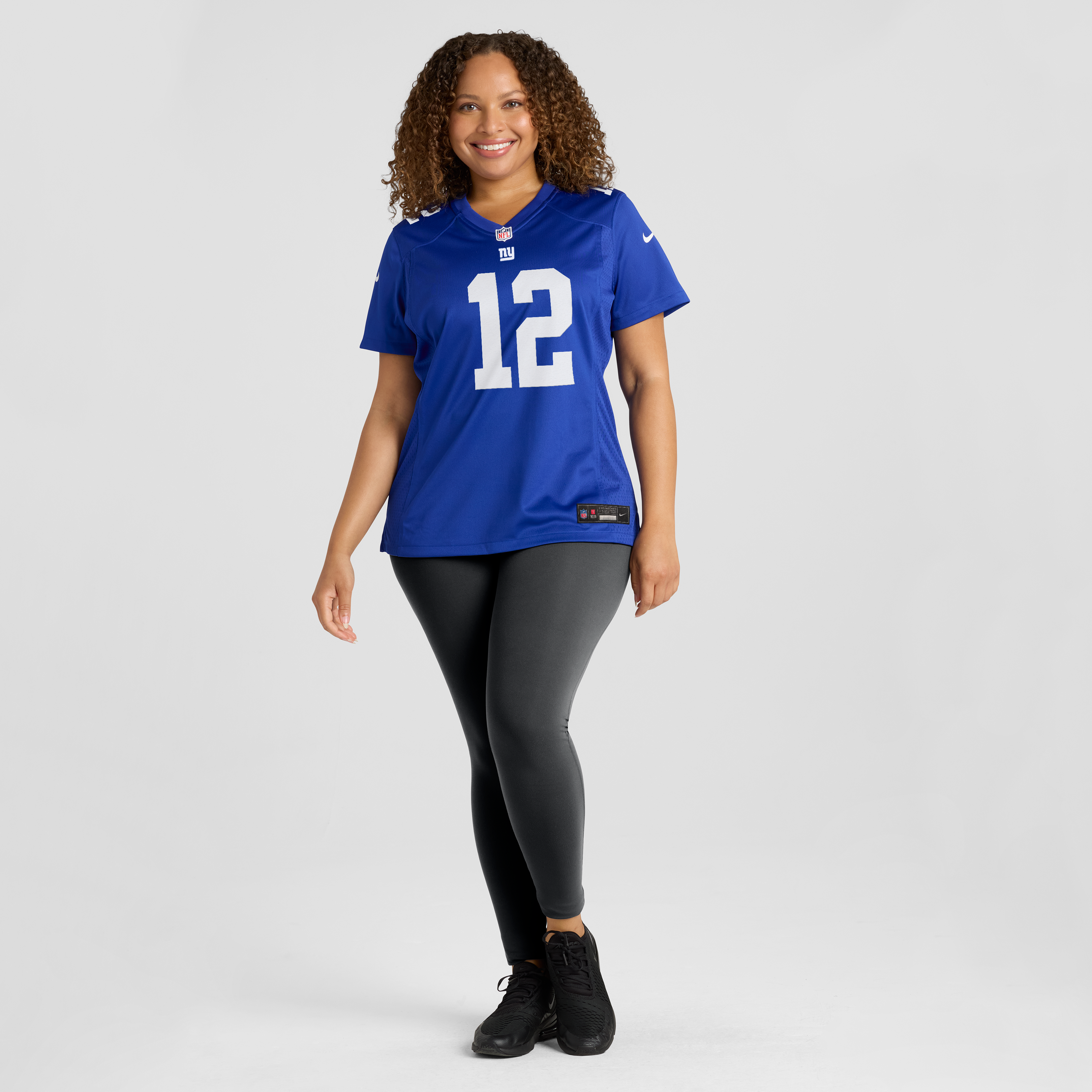 Women's Nike Colton Hood Royal New York Giants Team Game Jersey