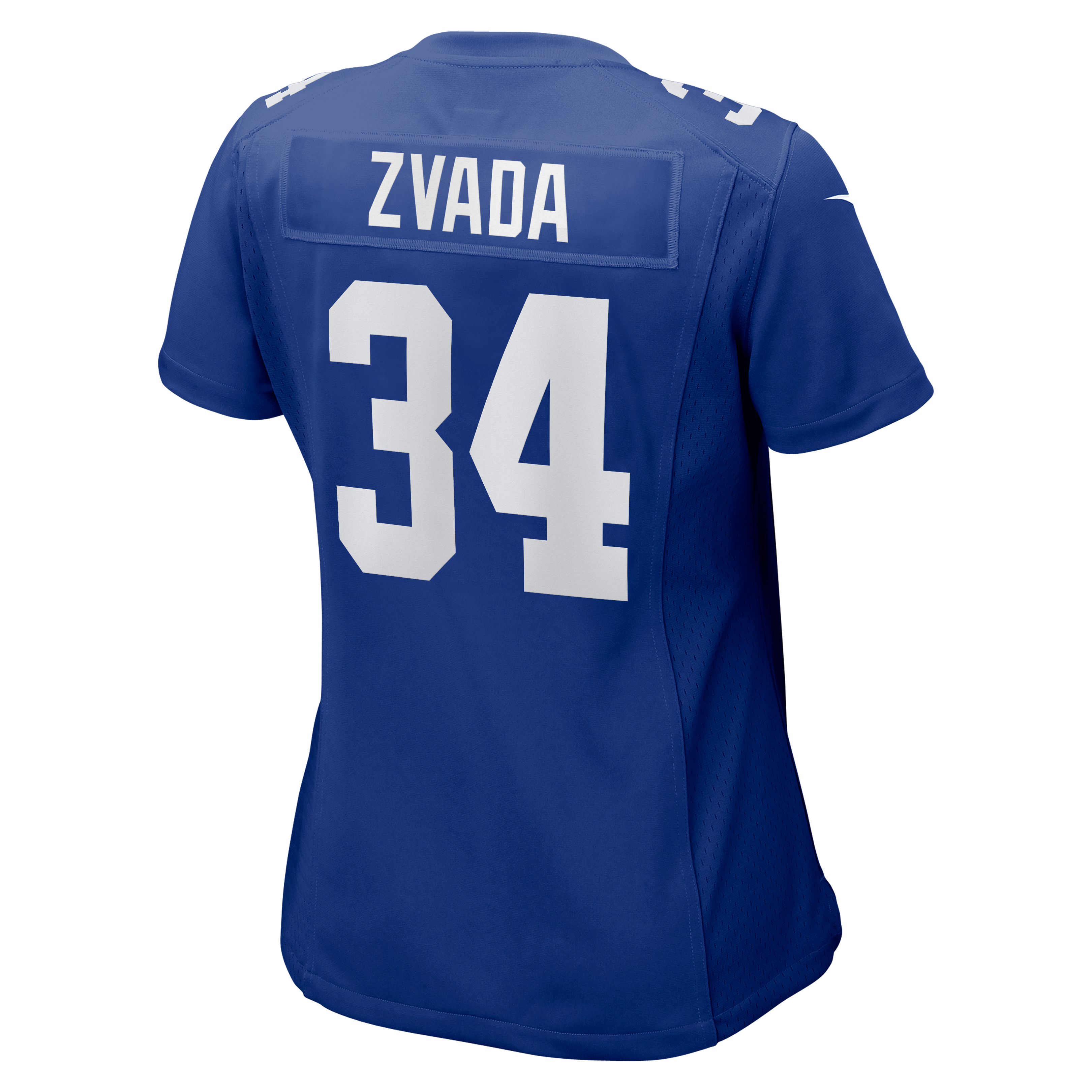 Maillot de match Nike Dominic Zvada Royal New York Giants pour femme