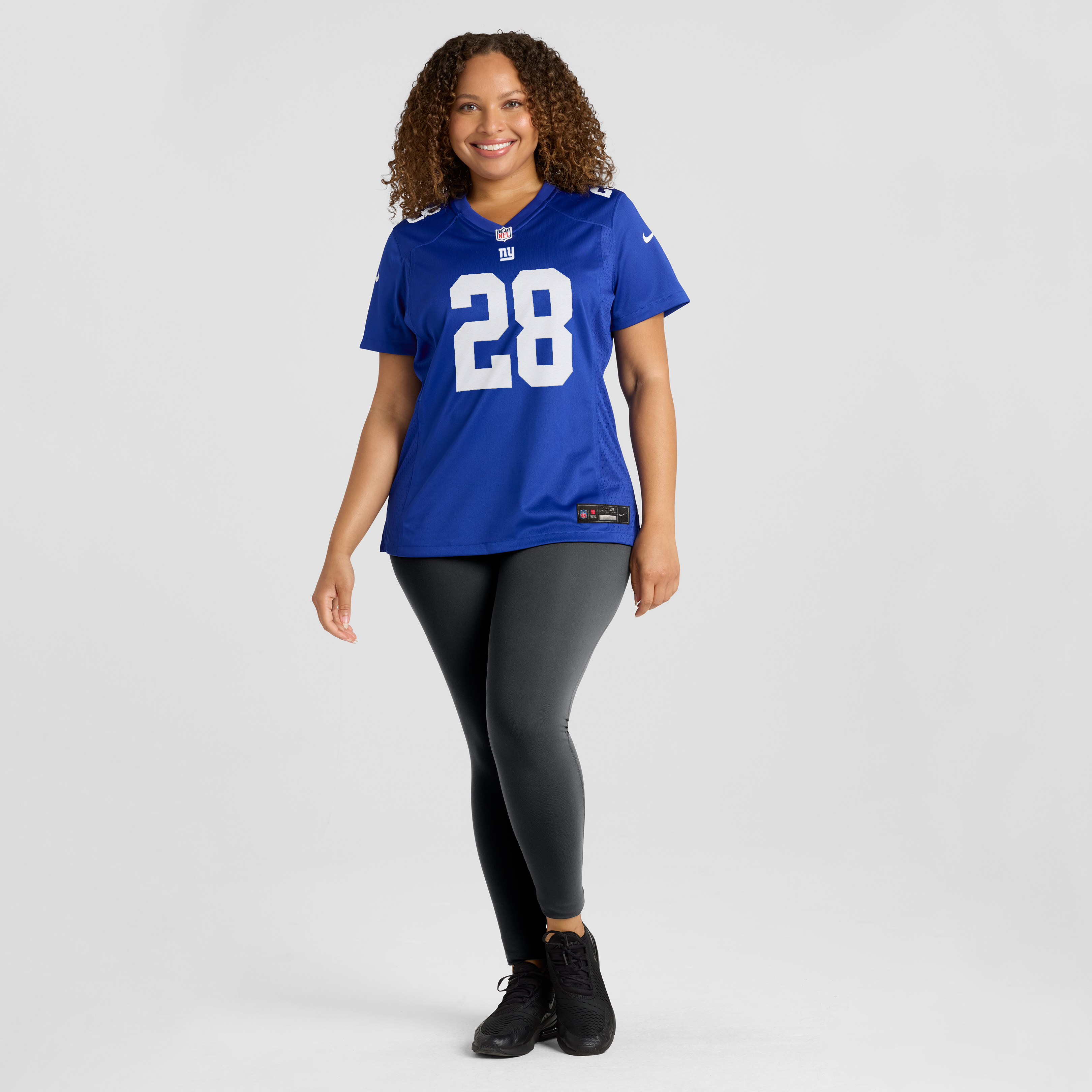 Women's Nike Elijah Campbell Royal New York Giants Team Game Jersey