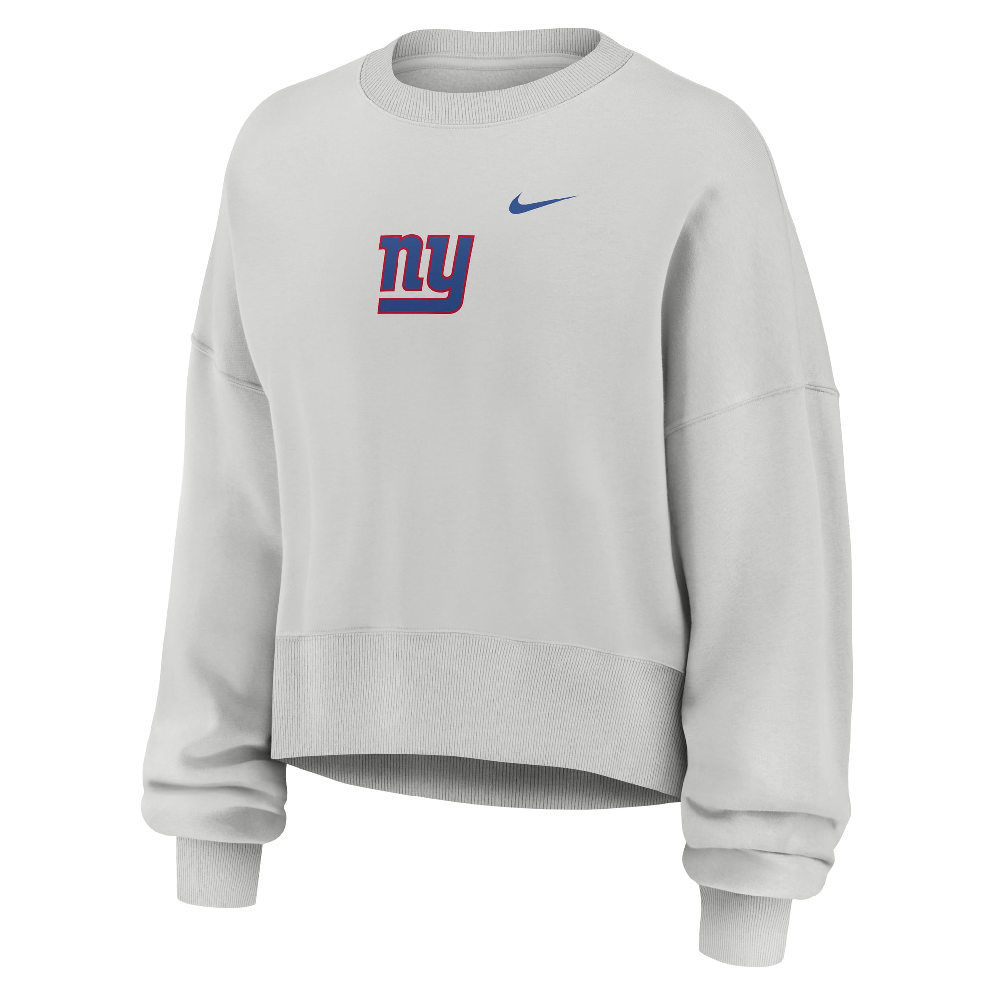 Sweat-shirt polaire surdimensionné Nike Primetime Phoenix gris pour femme