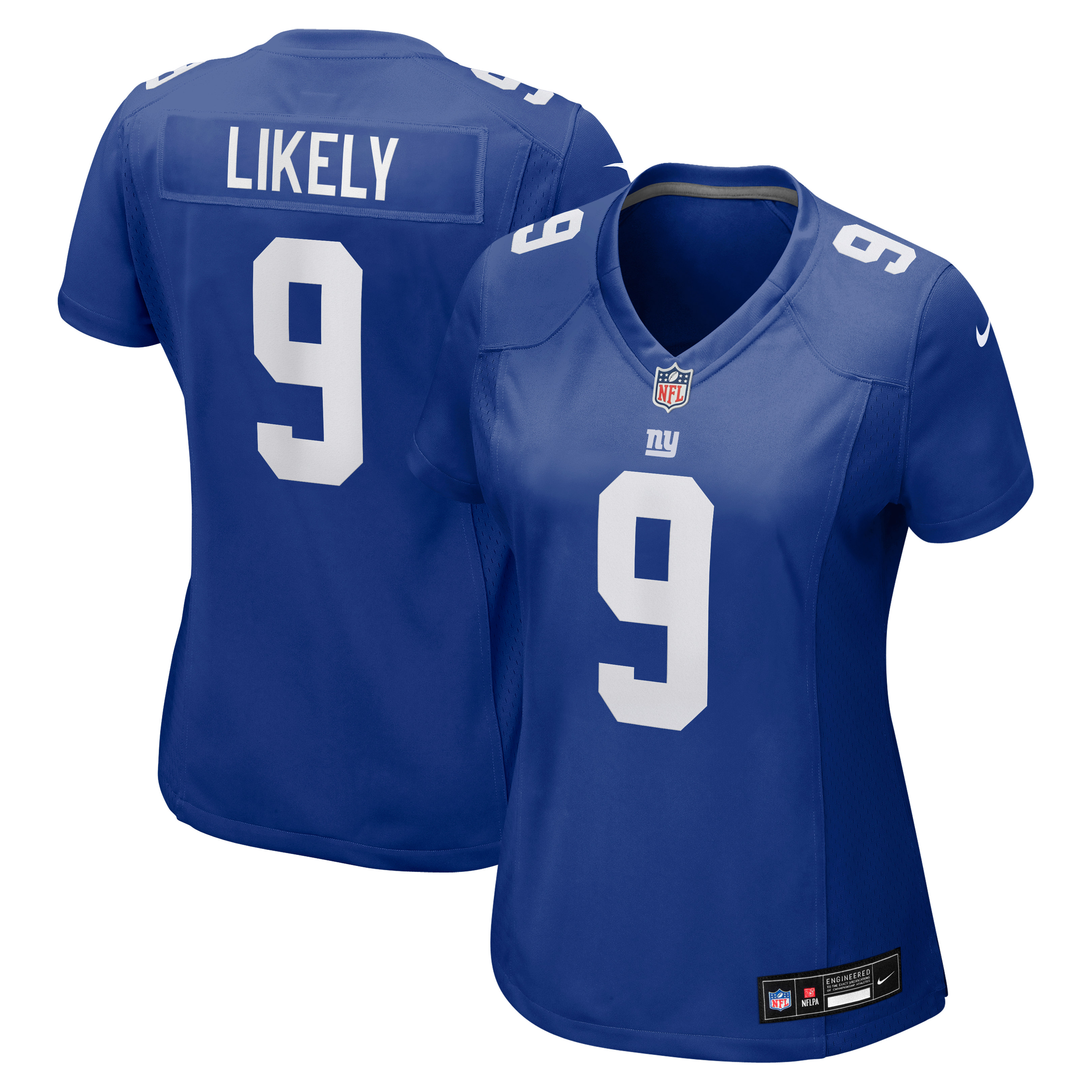 Maillot de match Nike Isaiah Likely Royal pour femme, New York Giants