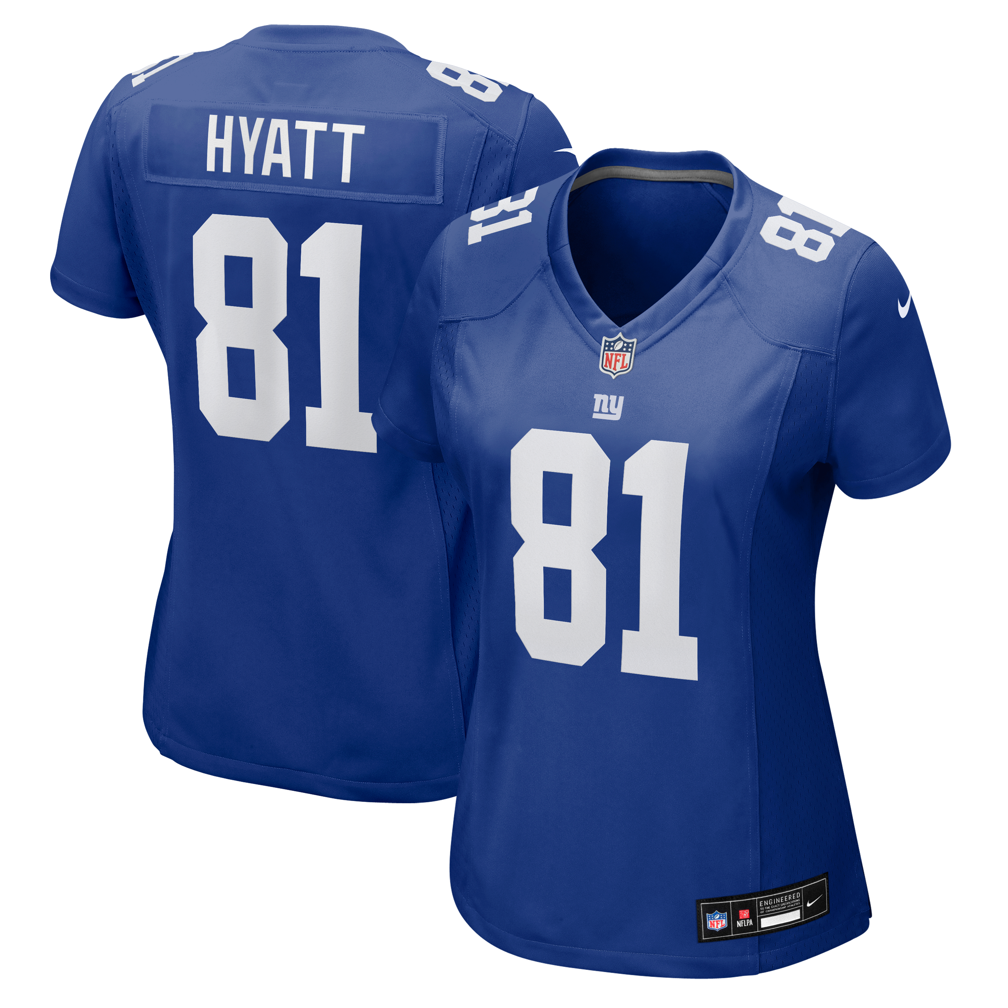 Maillot de match Nike Jalin Hyatt Royal New York Giants pour femme