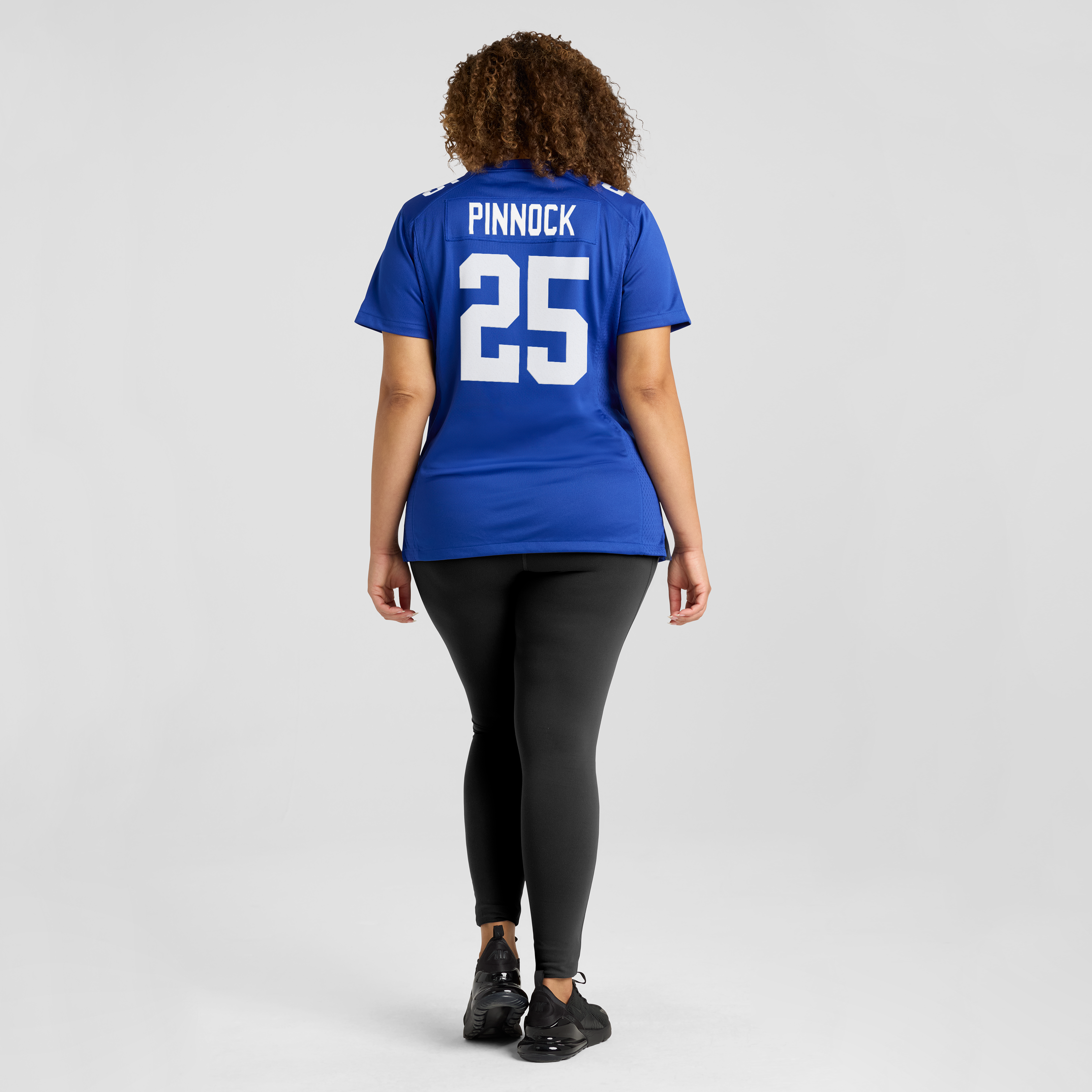 Women's Nike Jason Pinnock Royal New York Giants Team Game Jersey