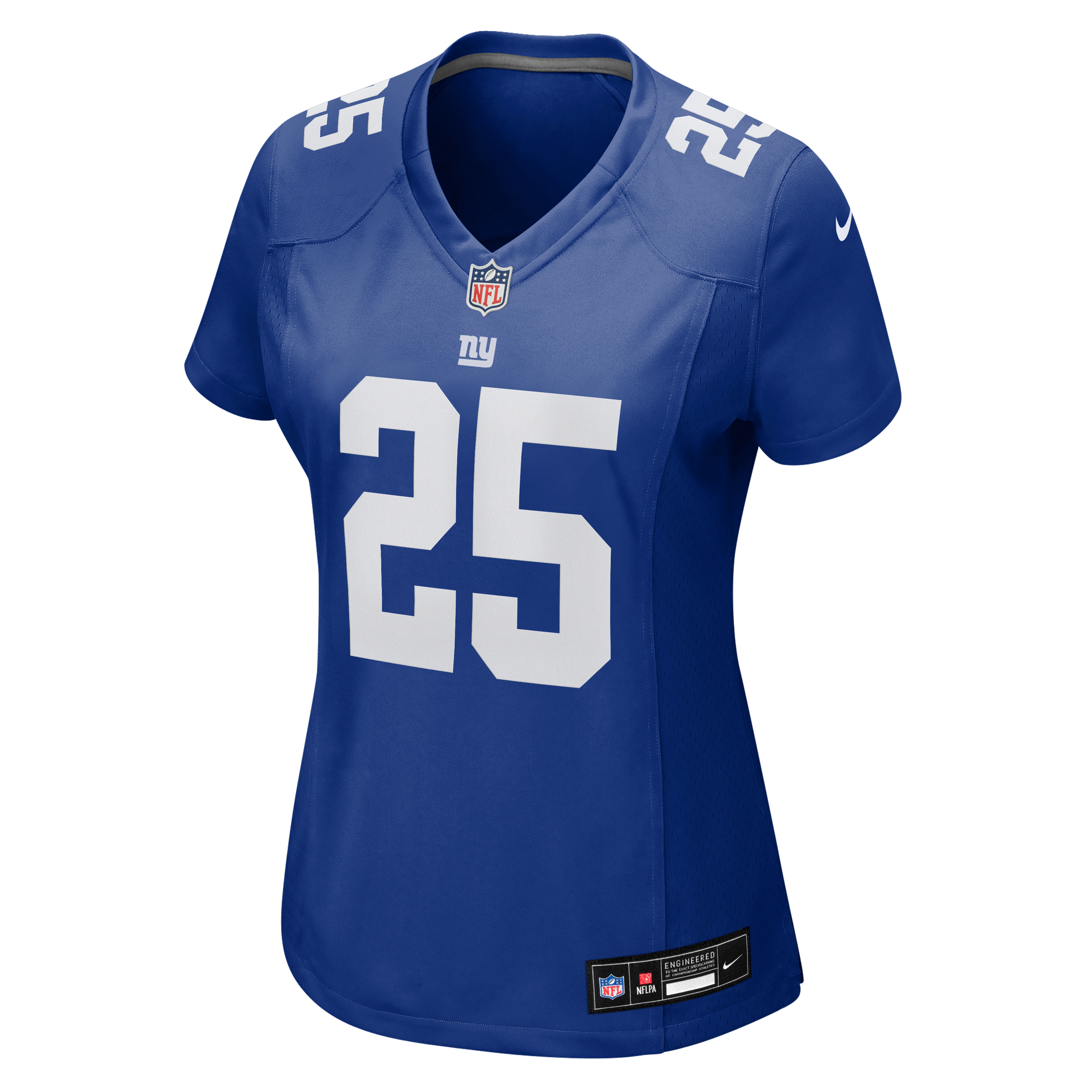 Women's Nike Jason Pinnock Royal New York Giants Team Game Jersey