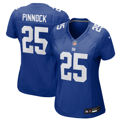 Jason Pinnock New York Giants Nike Women's Team Game Jersey - Royal