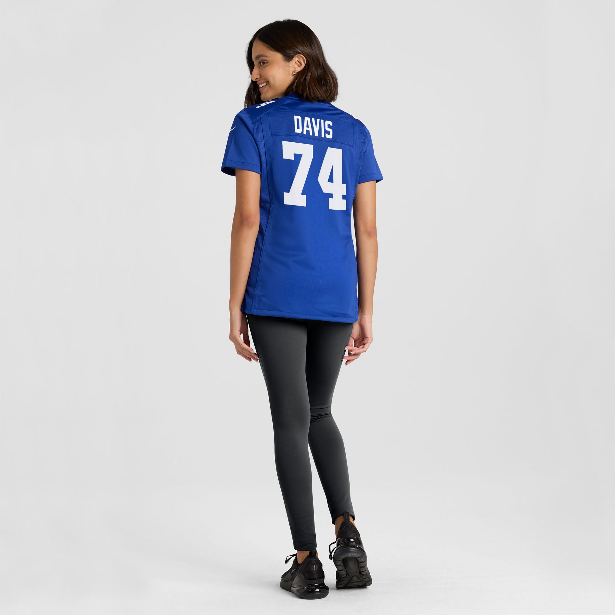 Maillot de match Nike J.C. Davis Royal New York Giants pour femme