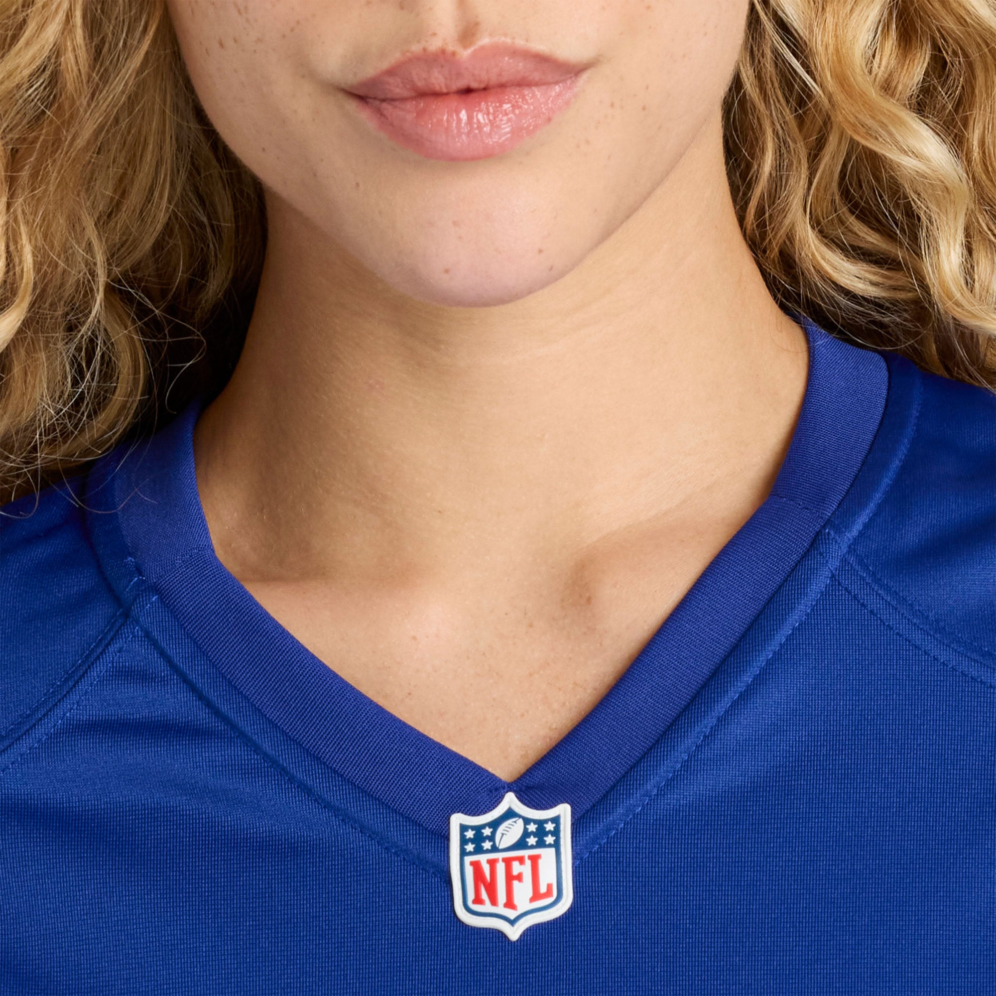 Maillot de match Nike J.C. Davis Royal New York Giants pour femme