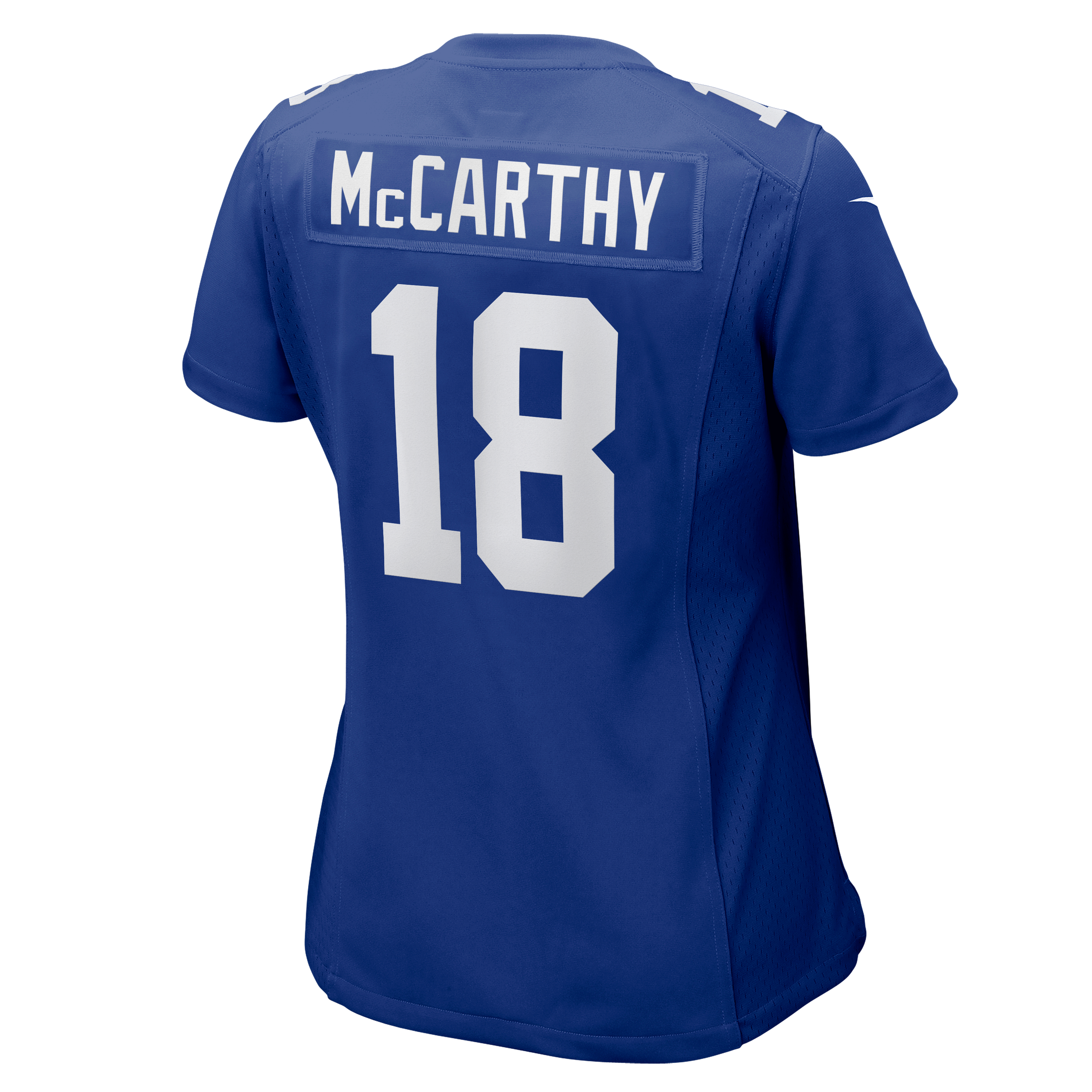 Maillot de match Nike J.J. McCarthy Royal New York Giants pour femme
