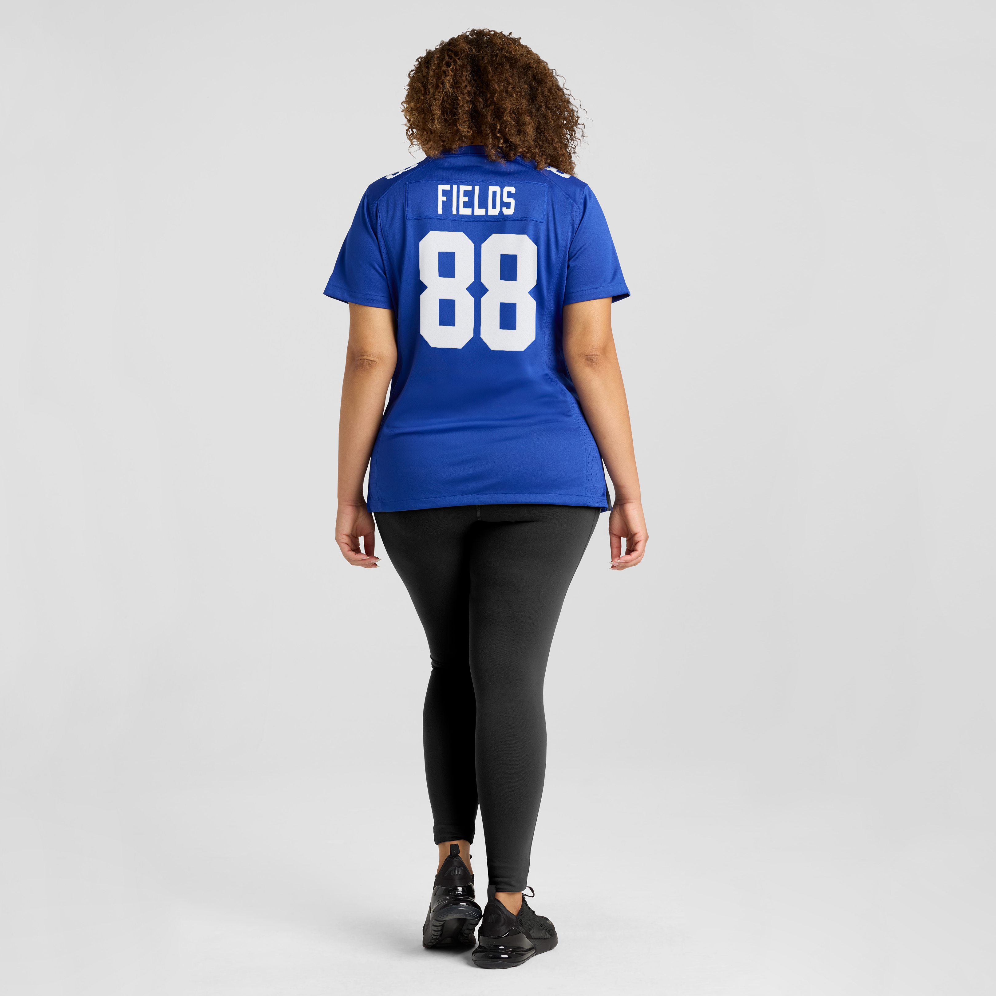 Women's Nike Malachi Fields Royal New York Giants Team Game Jersey
