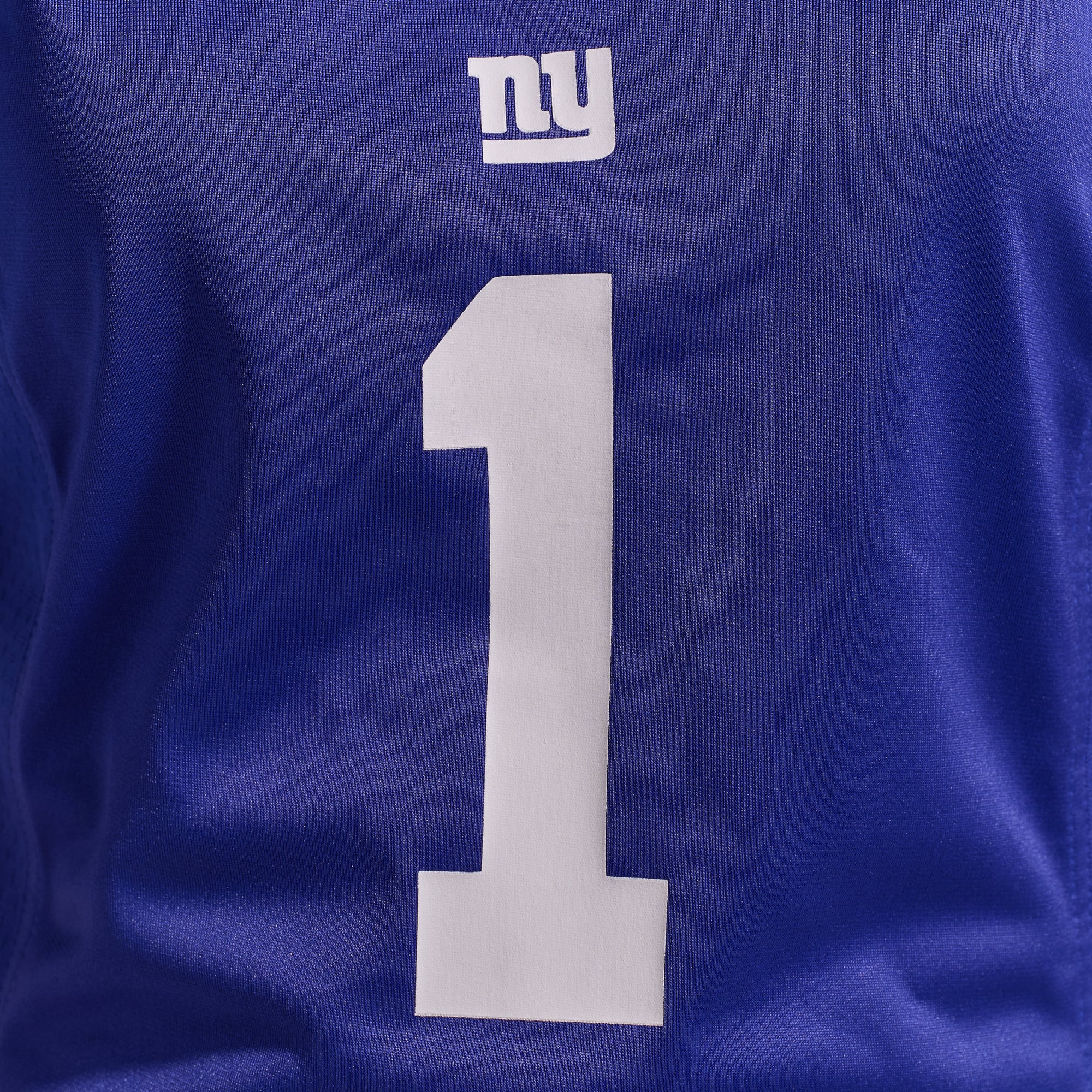 Maillot de match Nike Malik Nabers Royal New York Giants pour femme