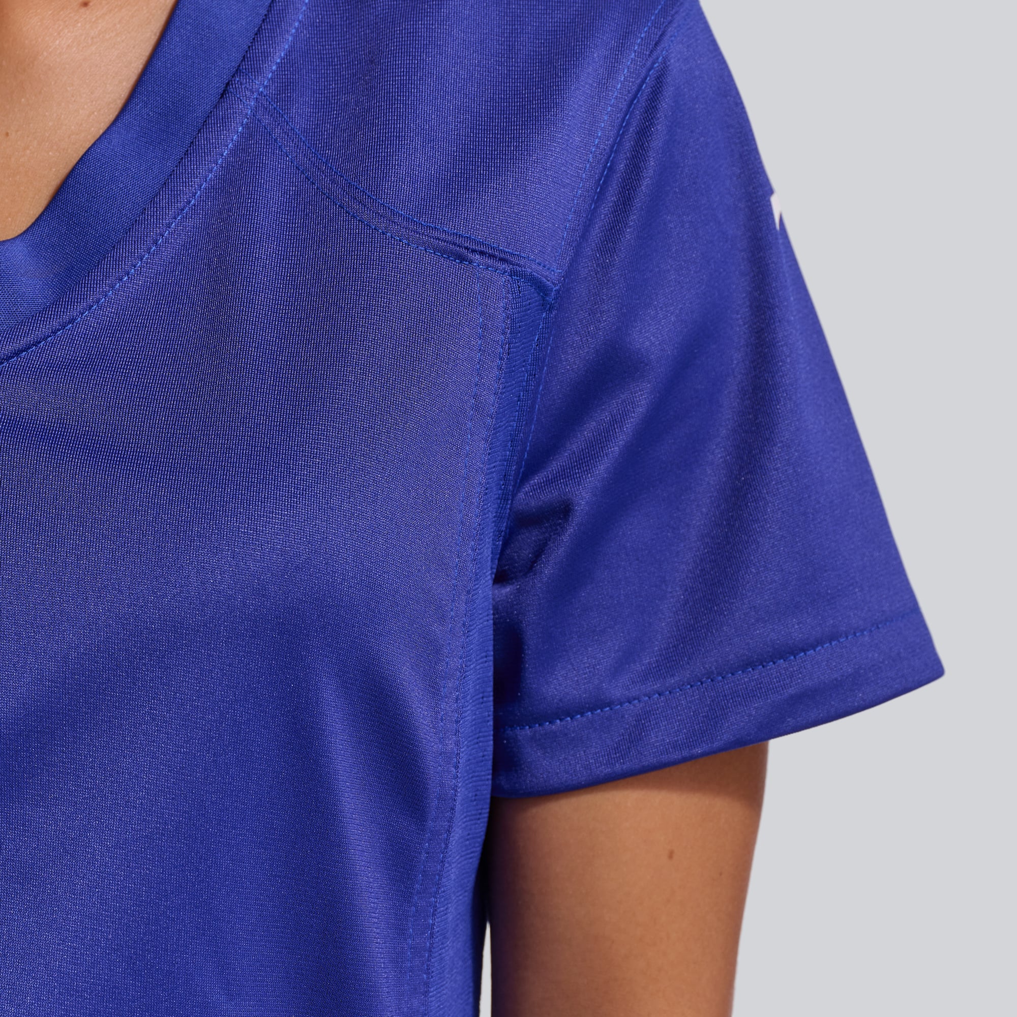 Maillot de match Nike Malik Nabers Royal New York Giants pour femme