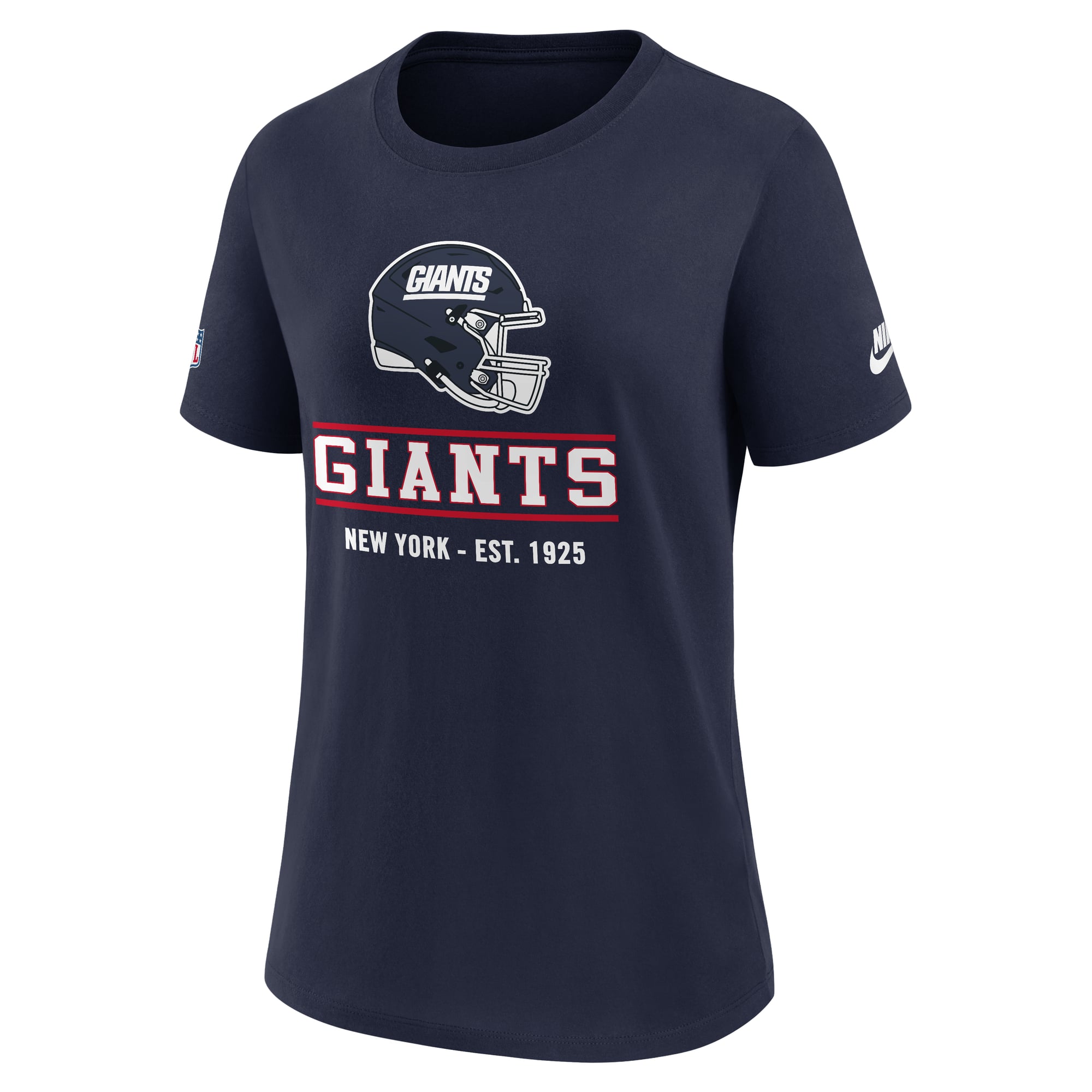 Women's Nike Navy New York Giants Sideline Alt Dri-FIT T-Shirt